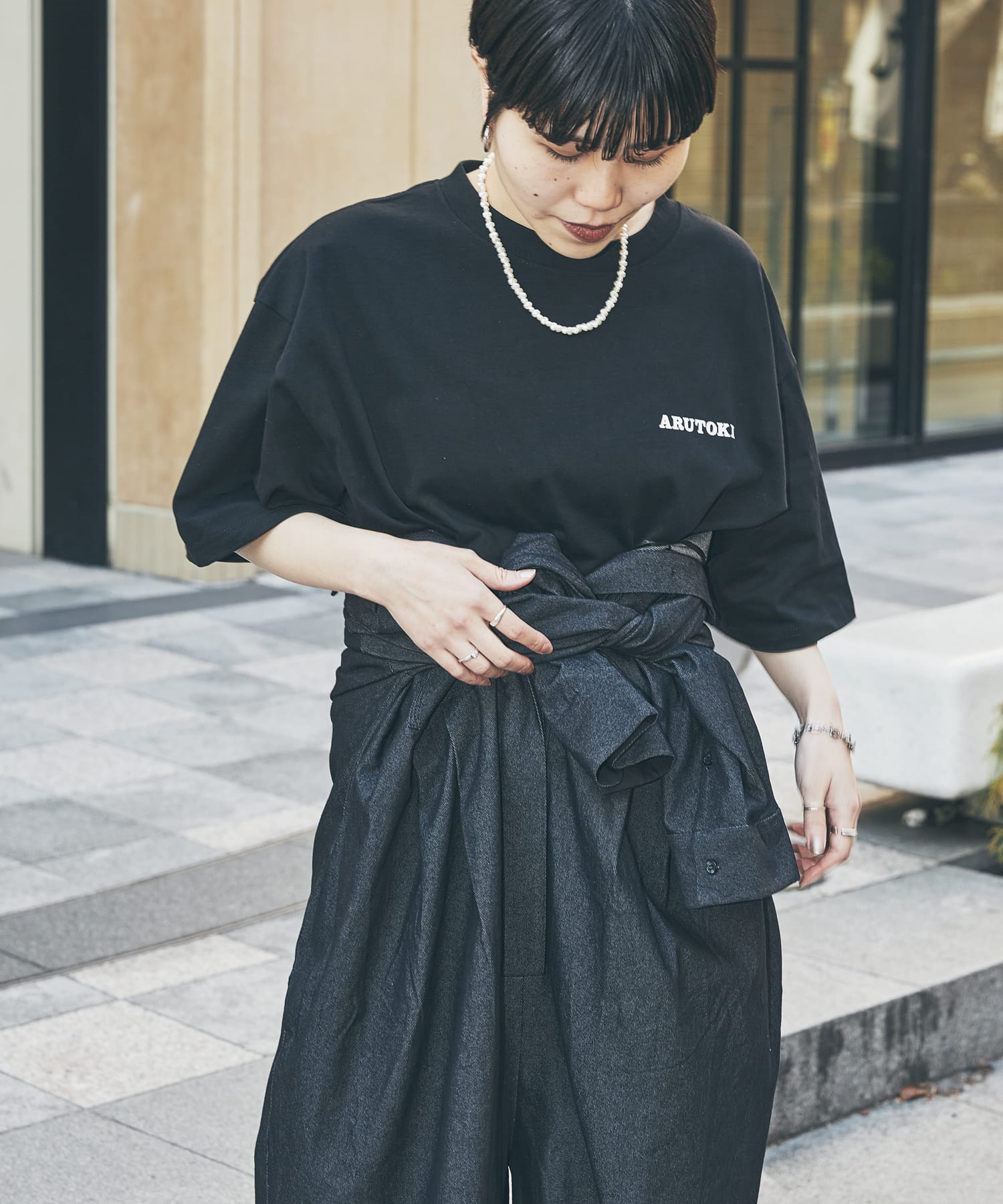 身長：159cm サイズ :M