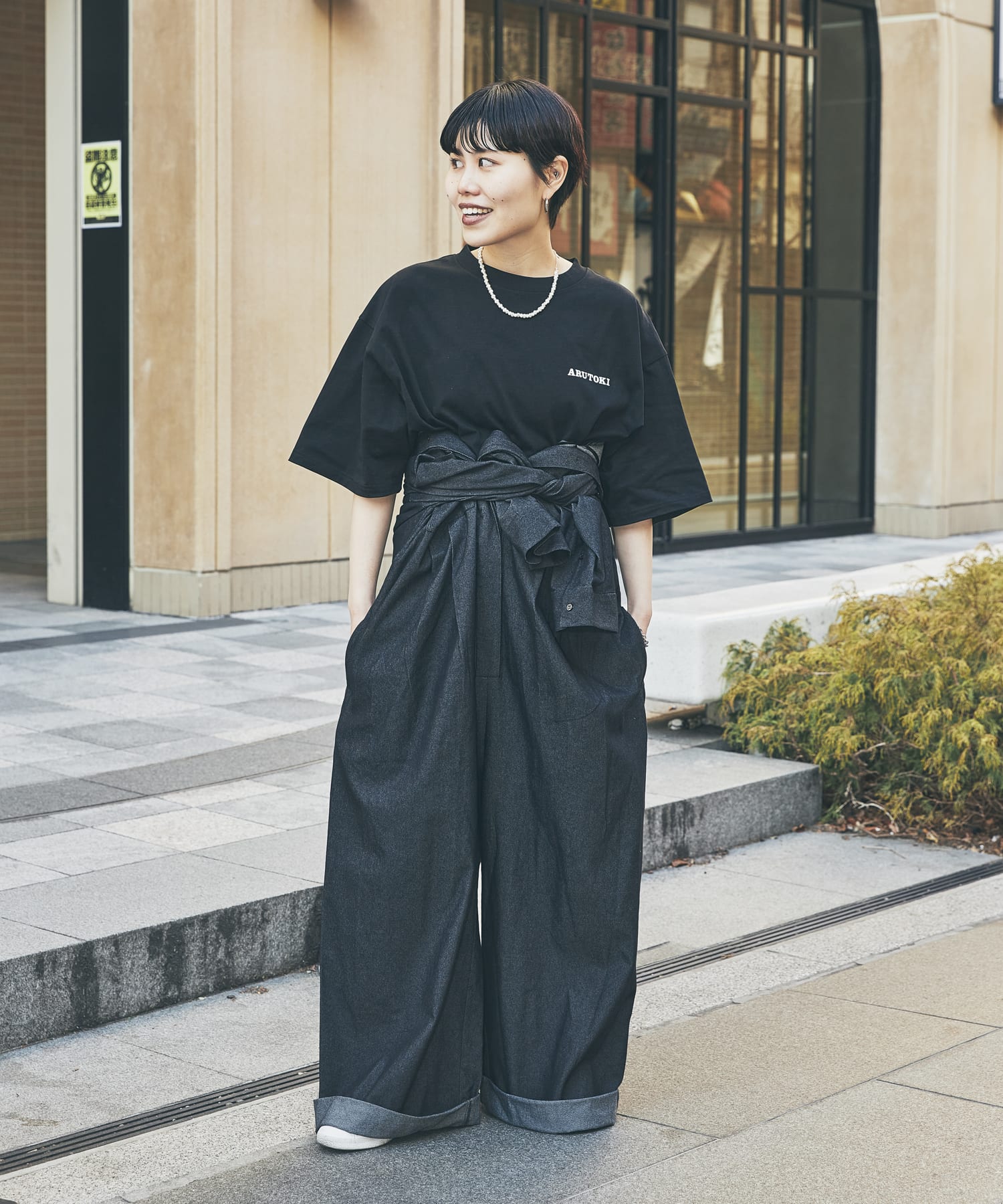 身長：159cm サイズ :M