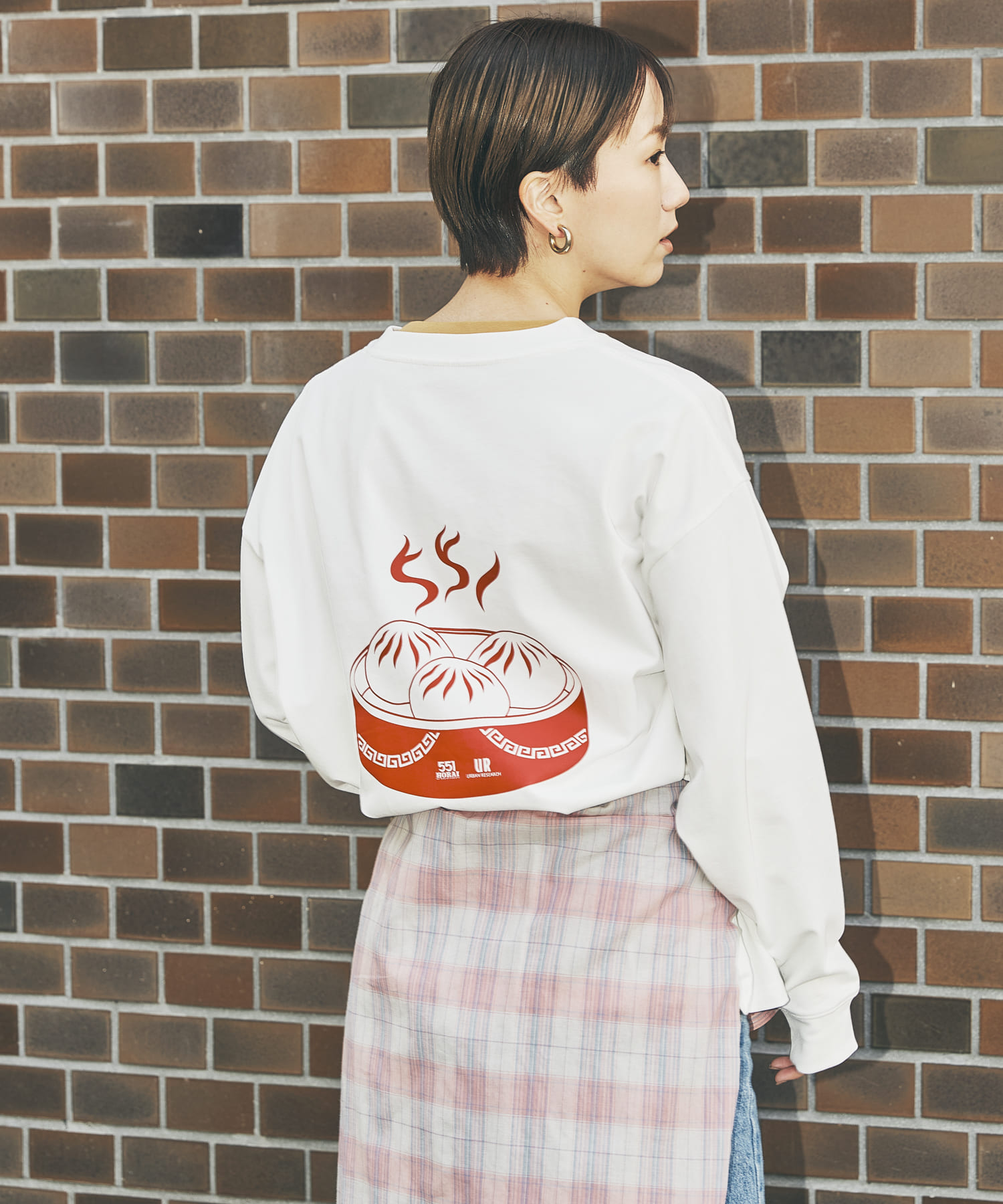551蓬莱×UR　LONG-SLEEVE T-SHIRTS OFF M