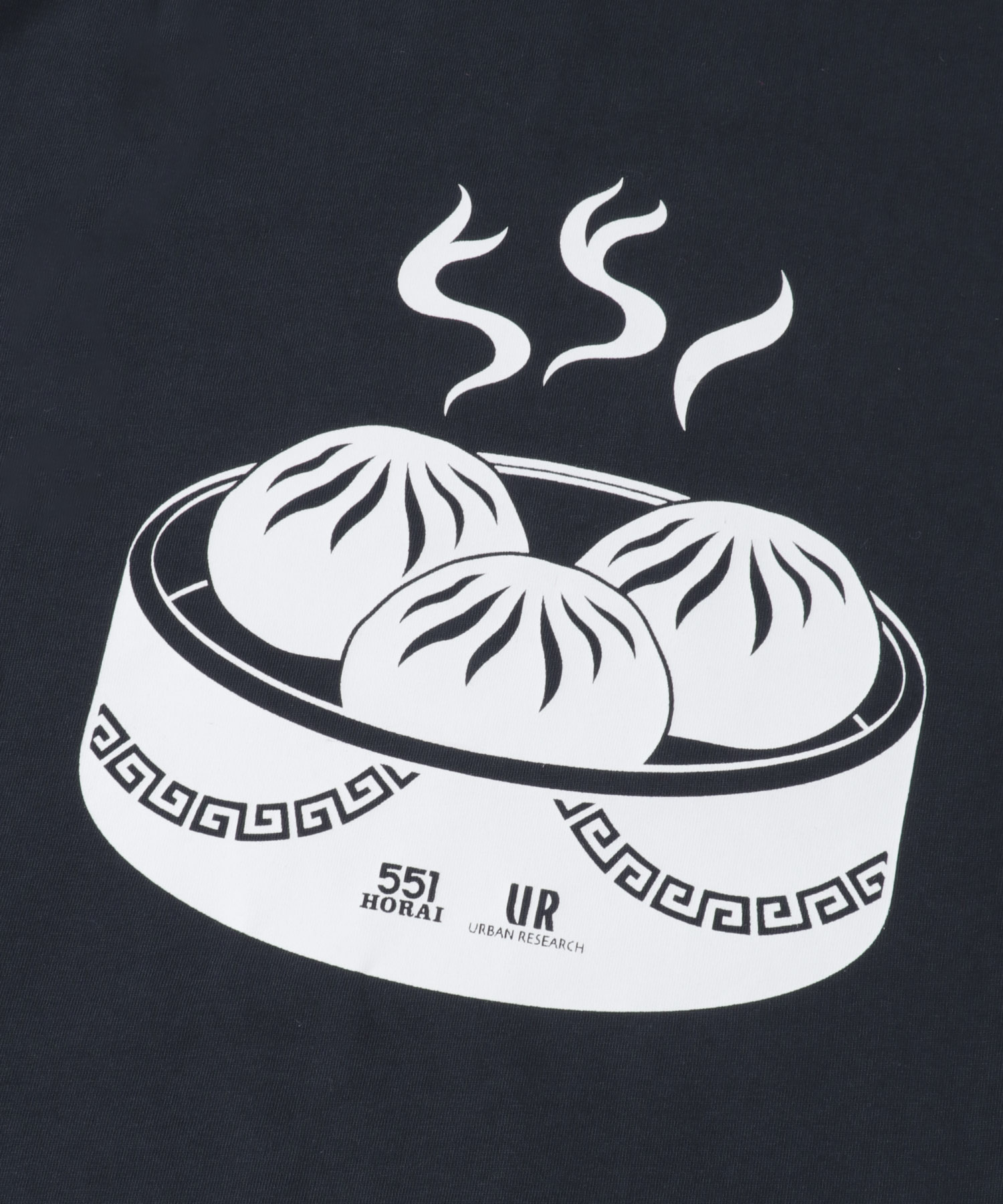 551蓬莱×UR　LONG-SLEEVE T-SHIRTS NAVY S