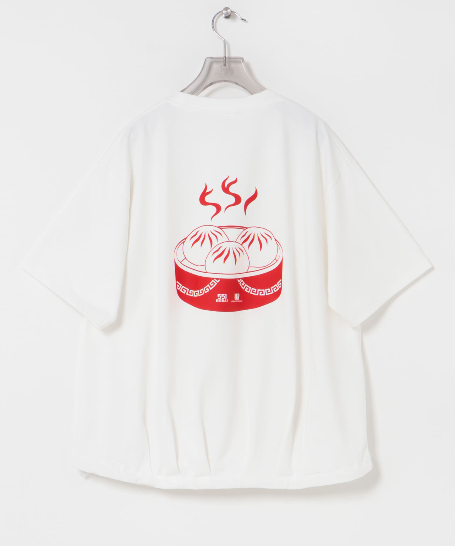 551蓬莱×UR　ドロストショートスリーブTシャツ OFF S