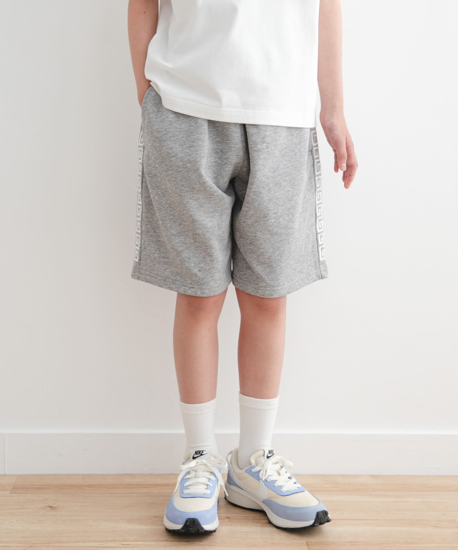 551蓬莱×UR スウェットショートパンツ(KIDS)(105 GRAY): キッズ｜URBAN
