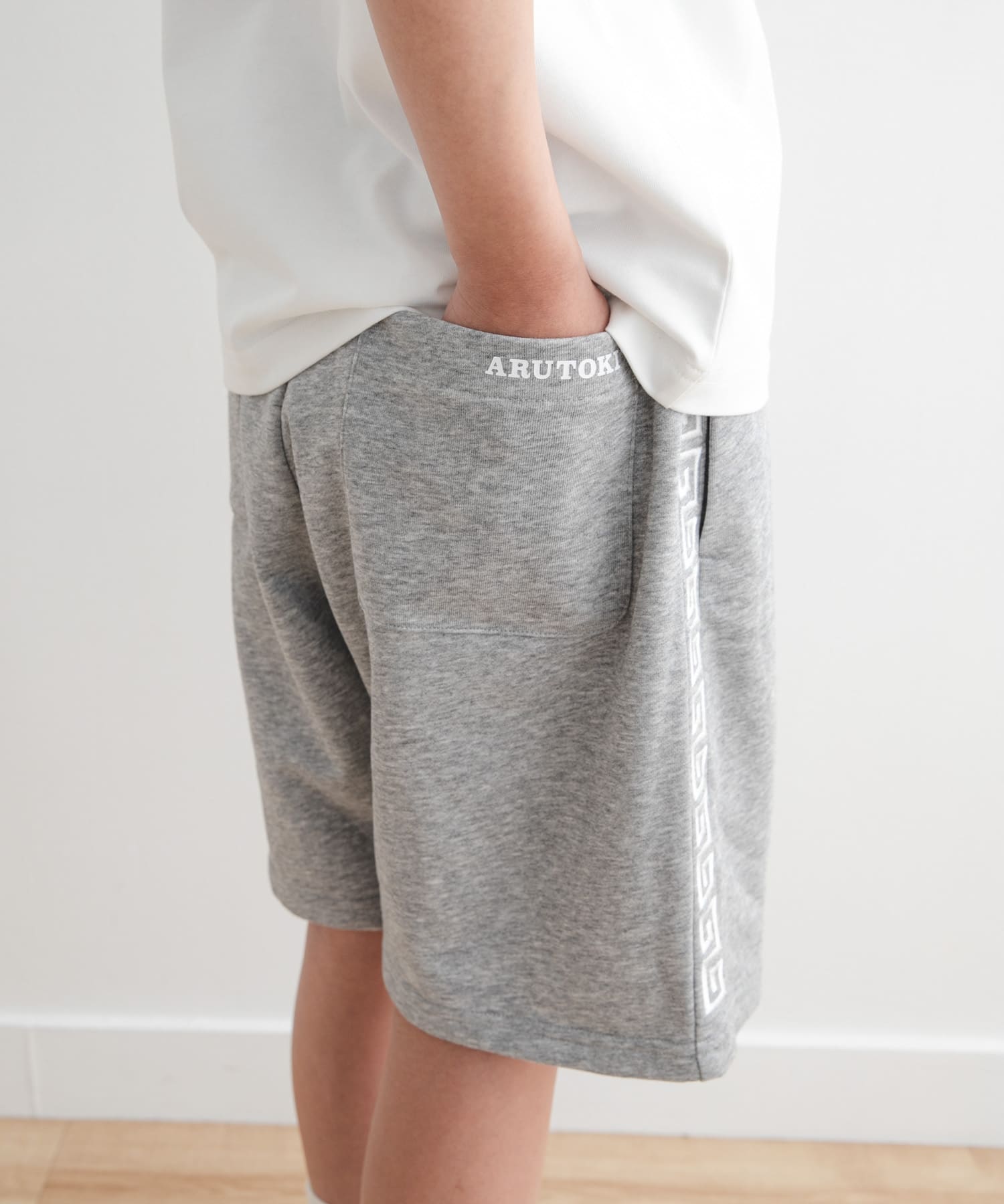 551蓬莱×UR　スウェットショートパンツ(KIDS) GRAY 105