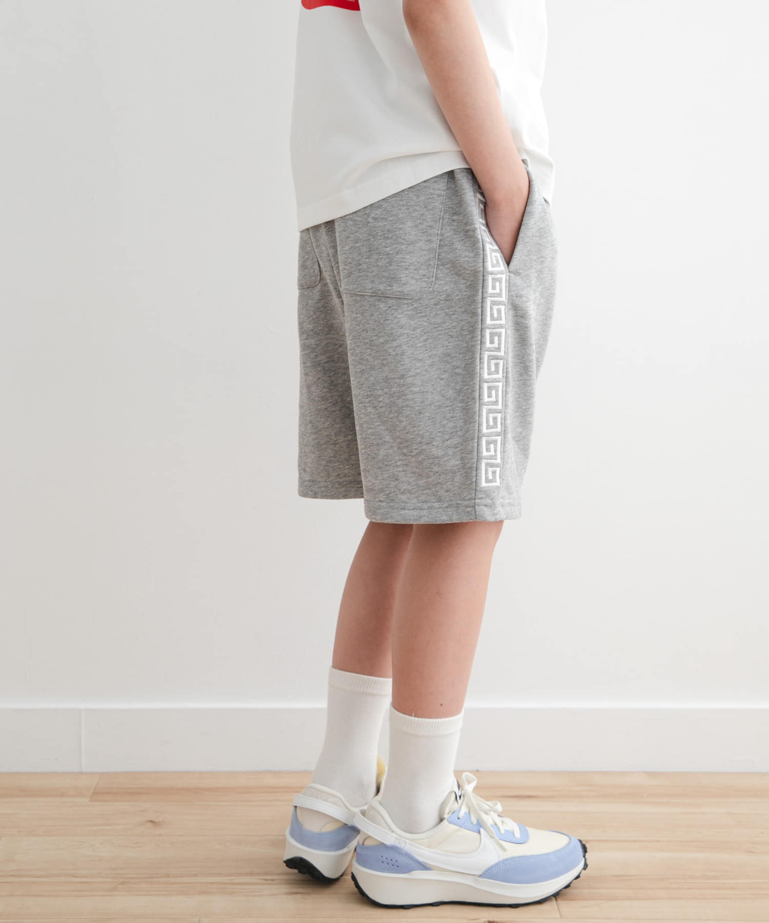 551蓬莱×UR　スウェットショートパンツ(KIDS) GRAY 105