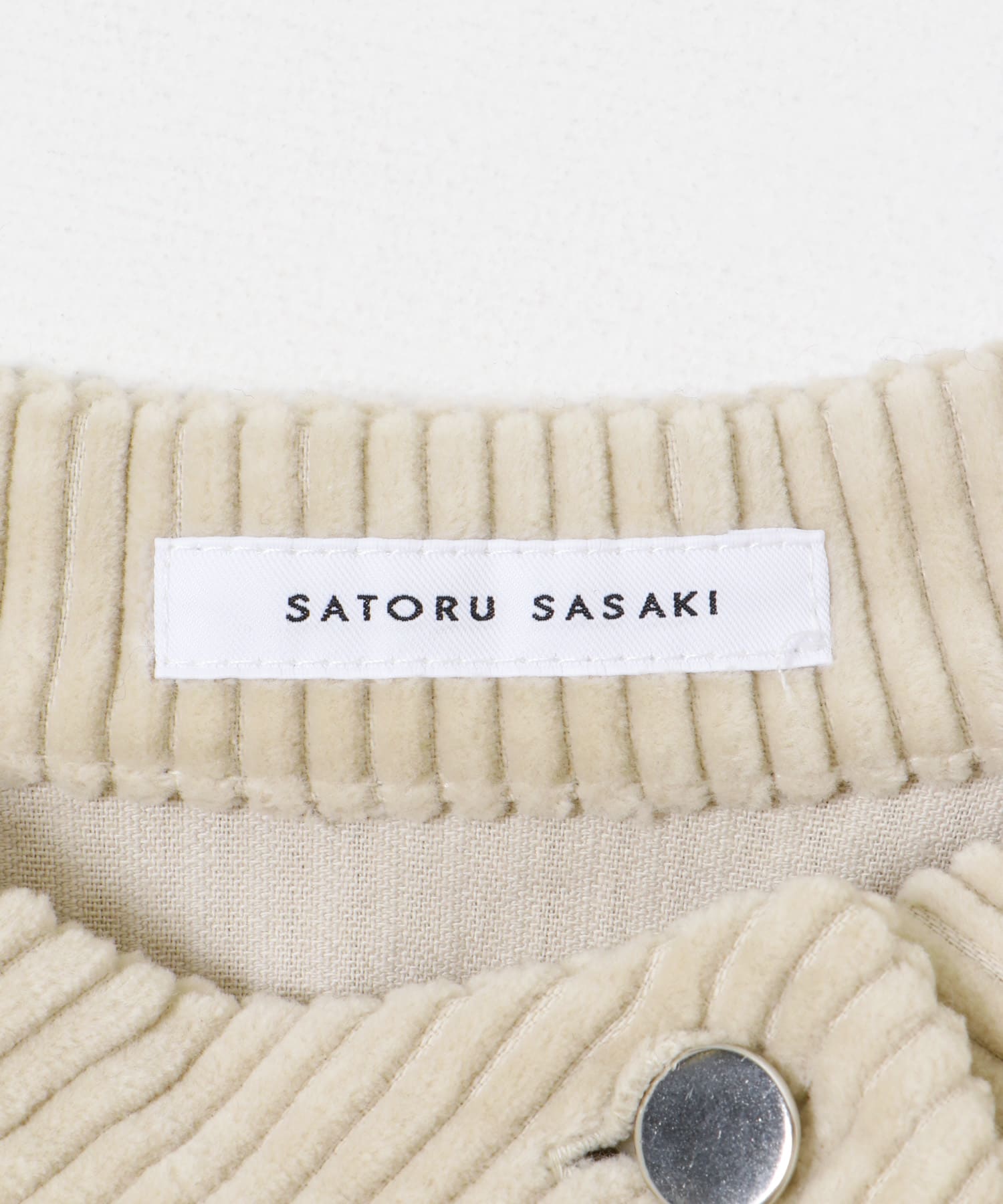 SATORU SASAKI　WAIST-RIB JUMPSUIT GRAY 1