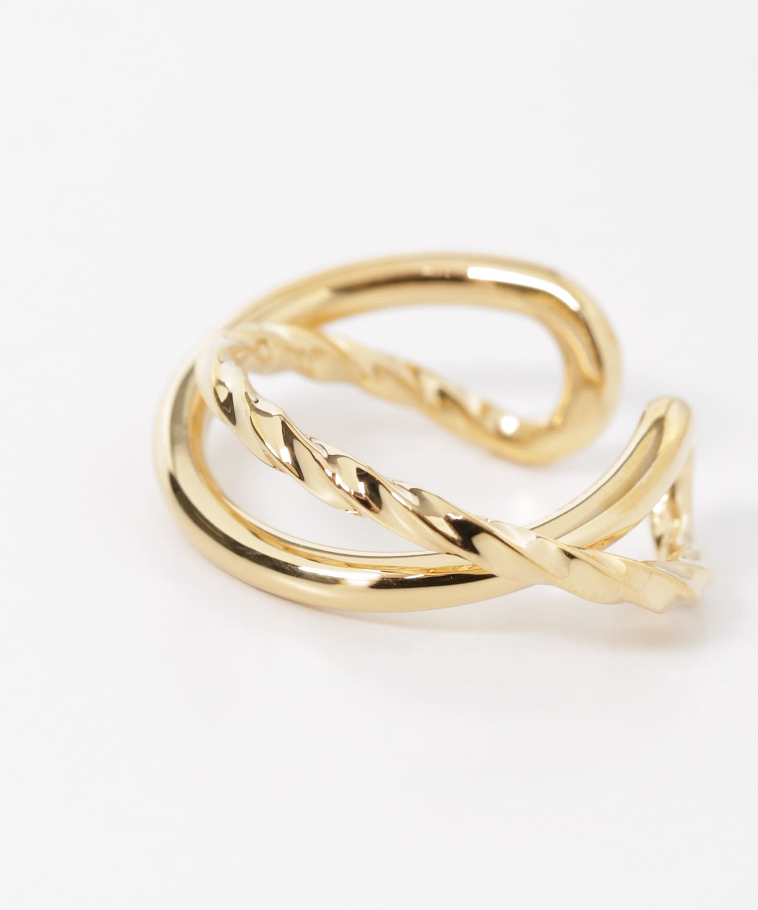 decor『デコール』　Twist cross cuff GOLD -