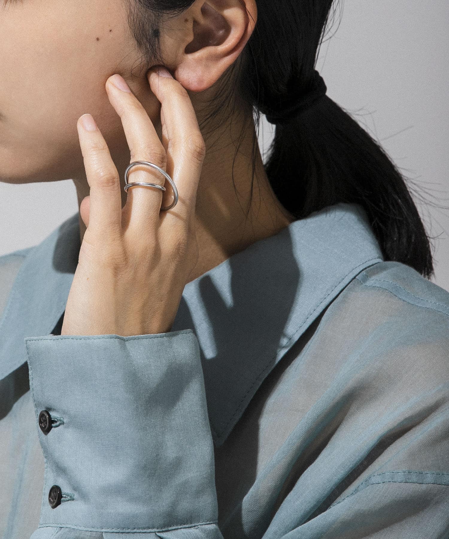 decor『デコール』　Luna ear cuff Silver -
