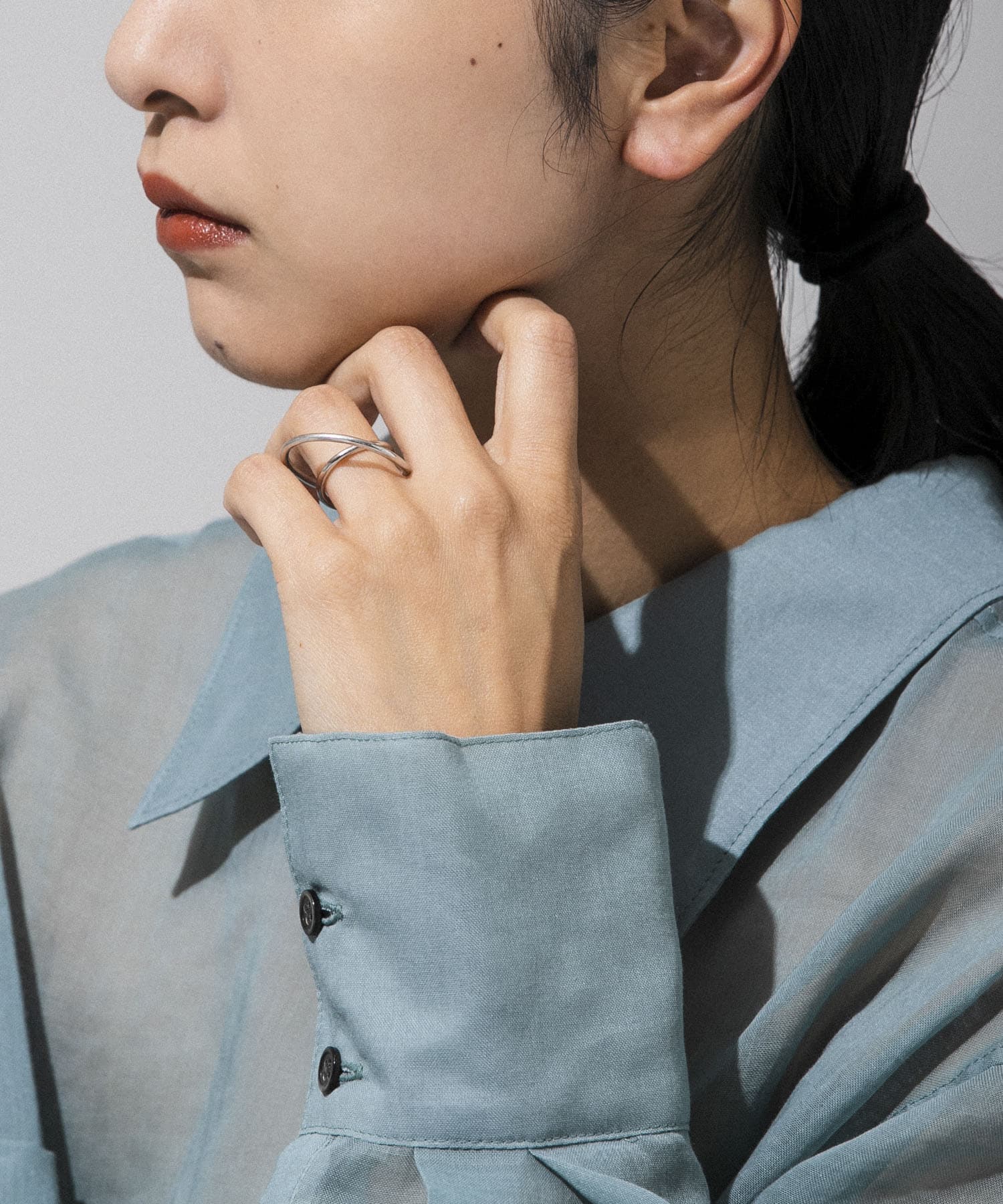 decor『デコール』　Luna ear cuff Silver -