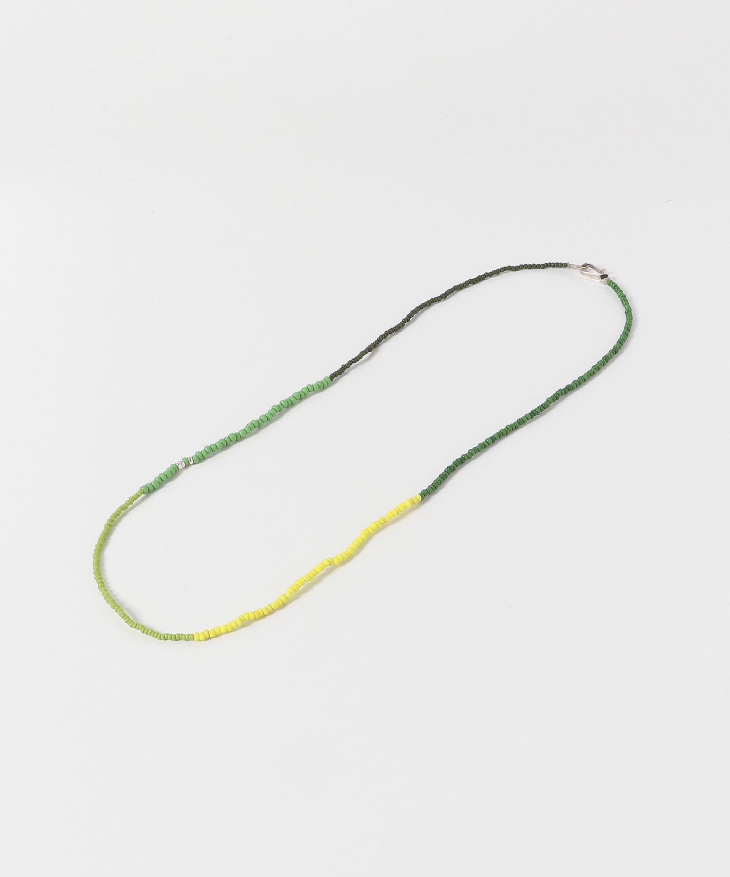 FOLK/N　beads multi necklace GREEN2 -