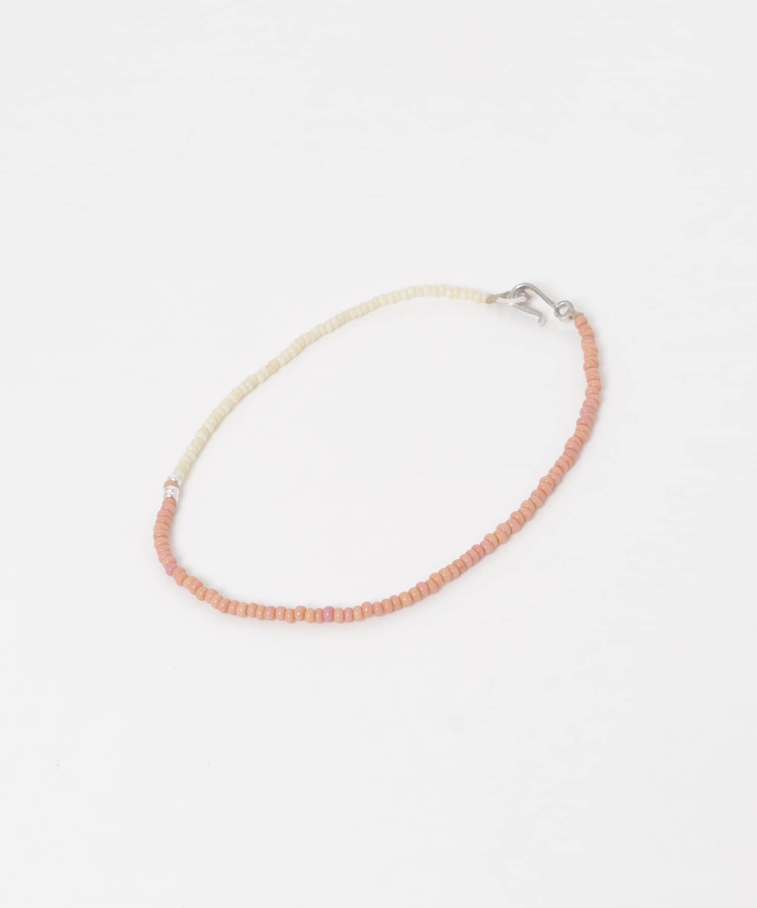 『別注』FOLK/N　Vintage beads necklace 別注PINK -
