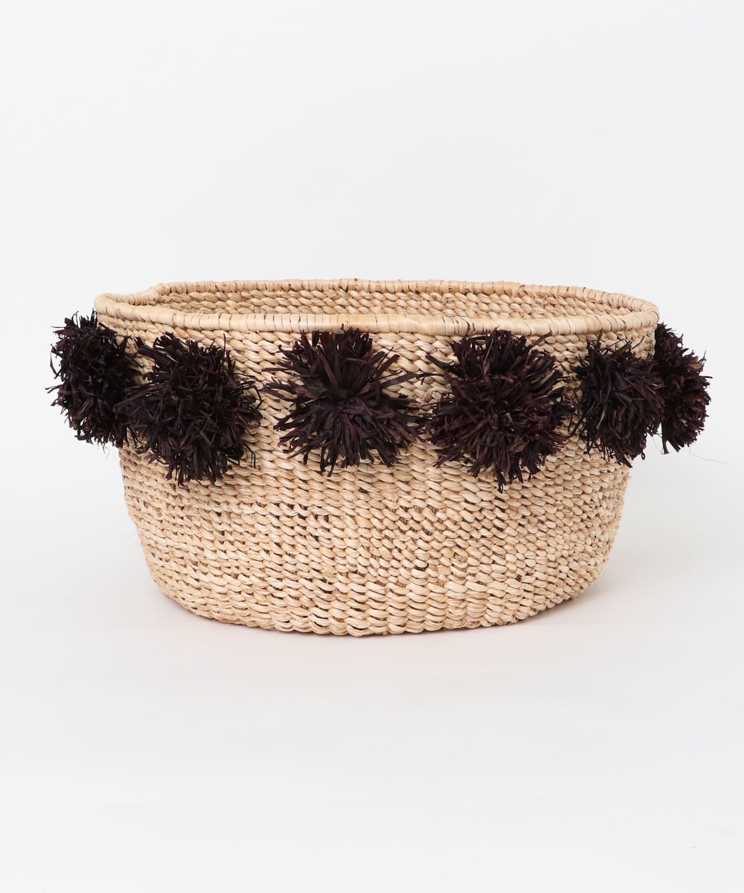 『WEB限定』Indego Africa　Black Pom Basket