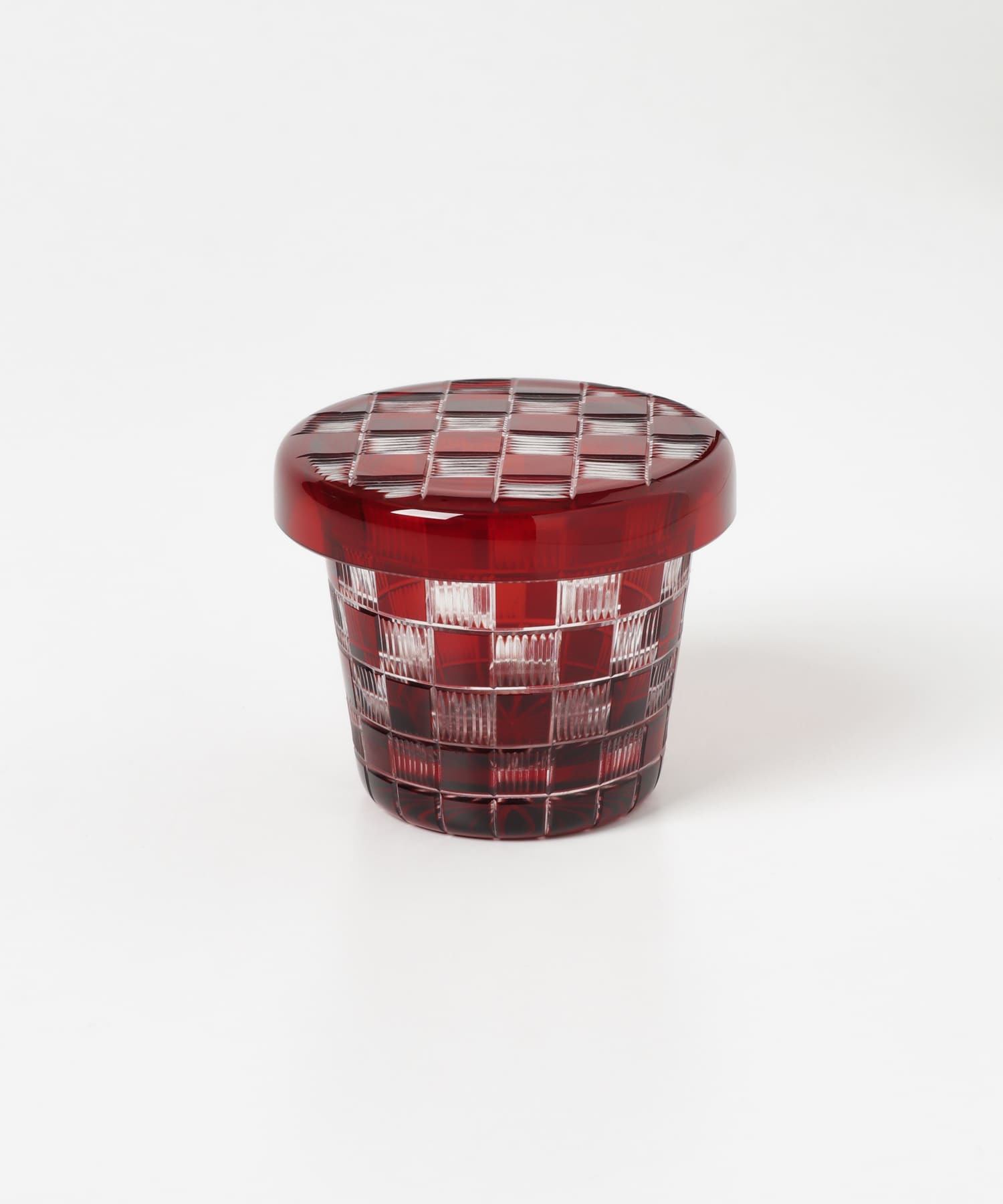 廣田硝子　蓋ちょこ 市松 - -