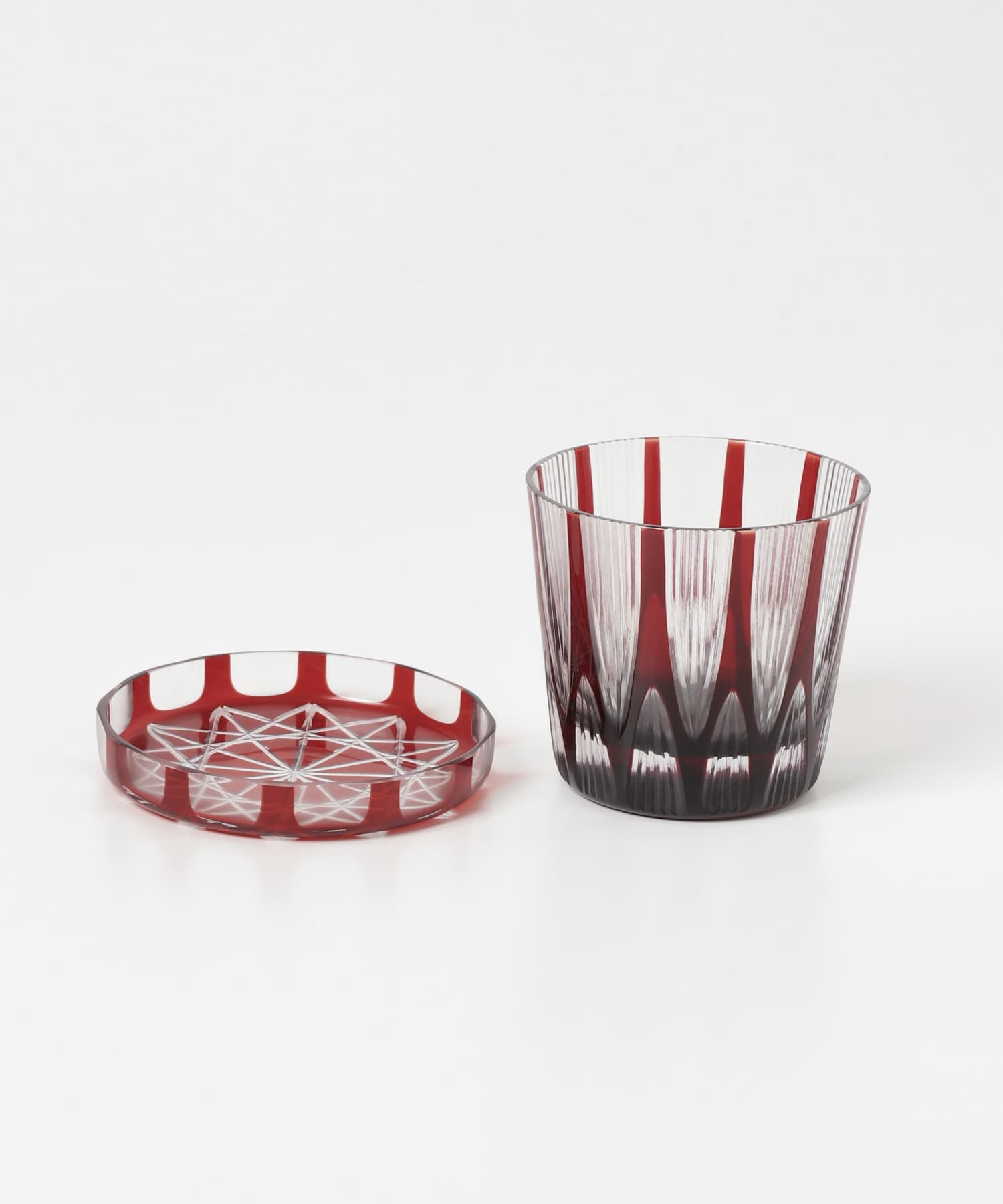 廣田硝子　蓋ちょこ 氷柱 - -