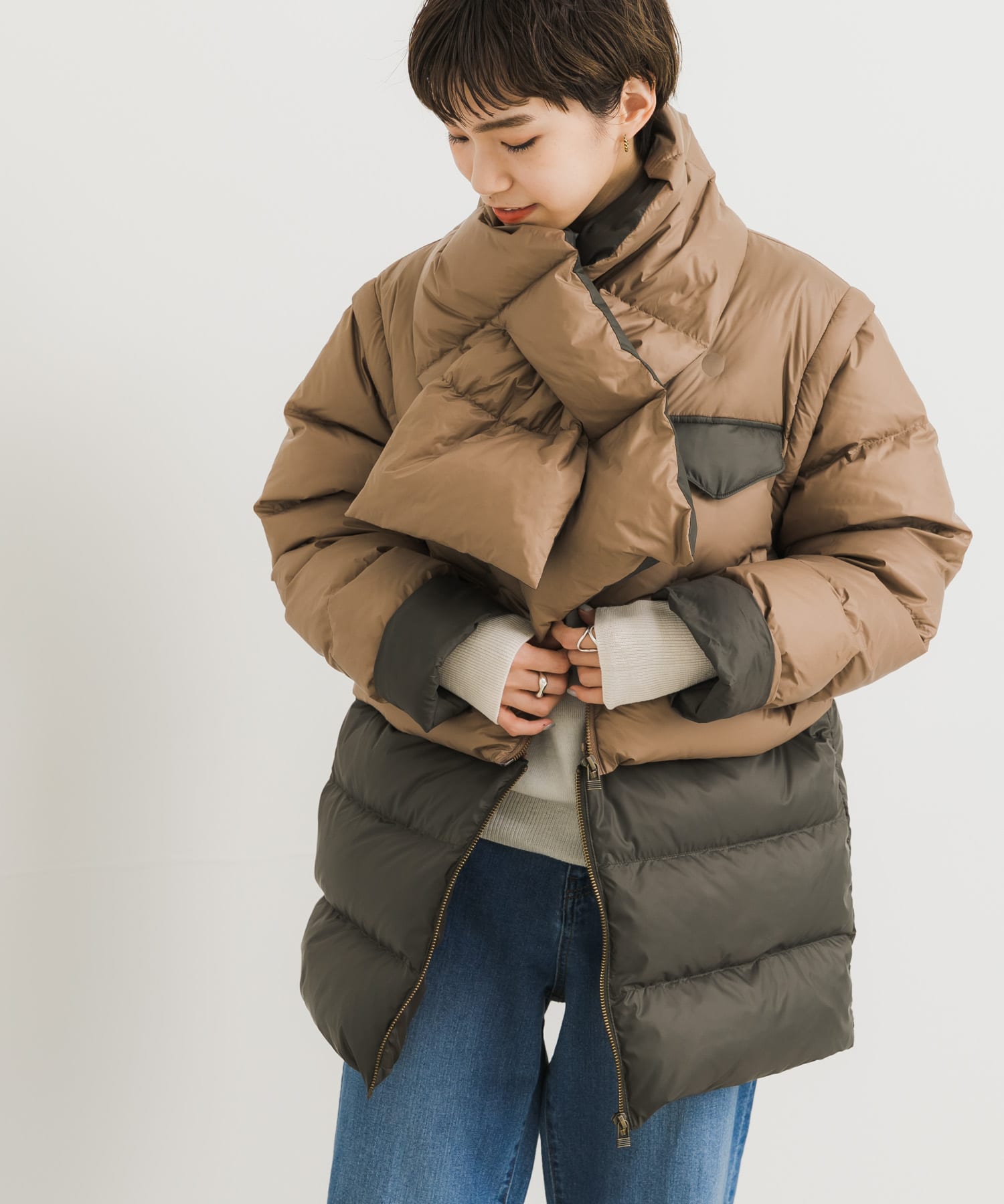 身長：161cm サイズ：one