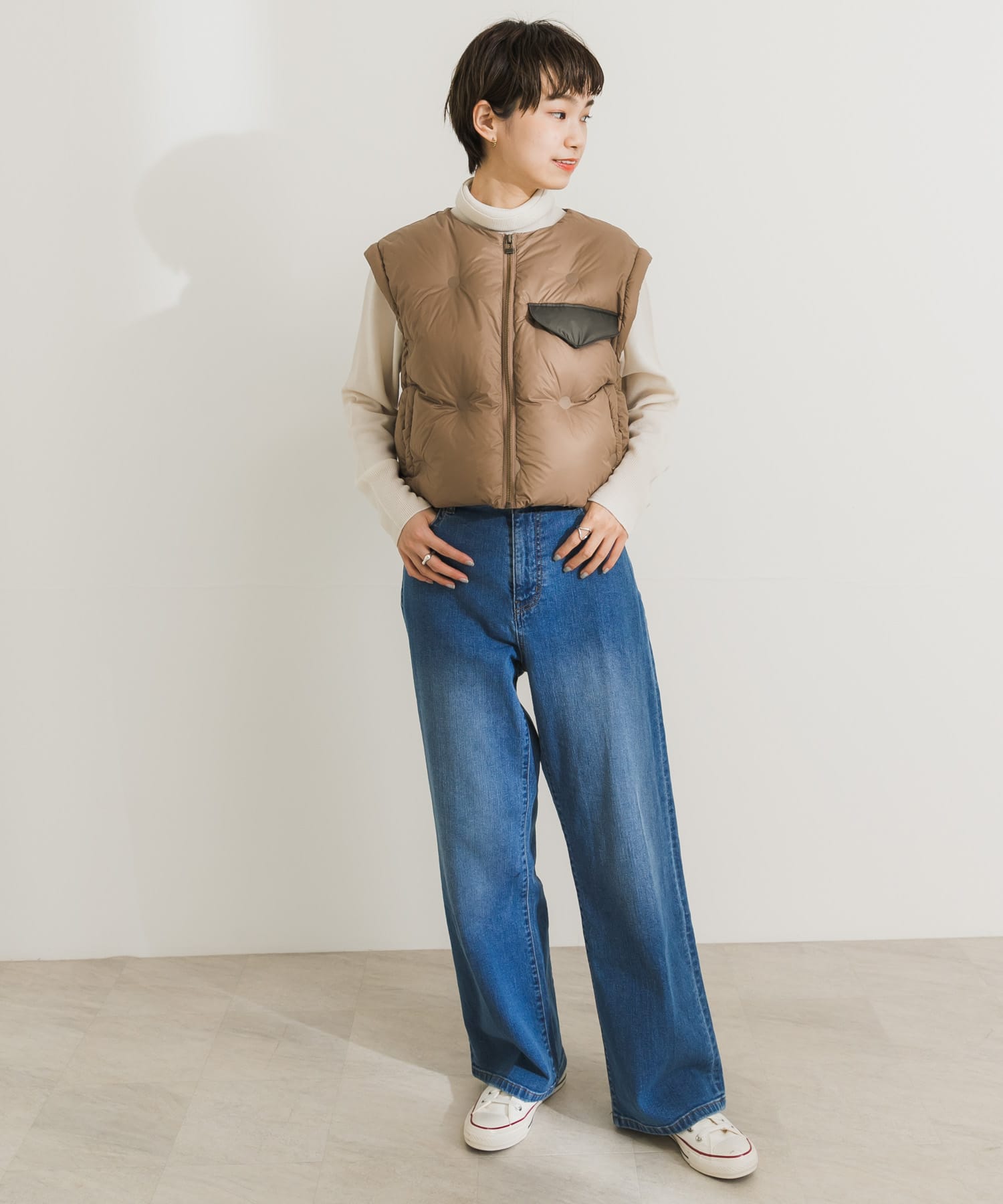身長：161cm サイズ：one