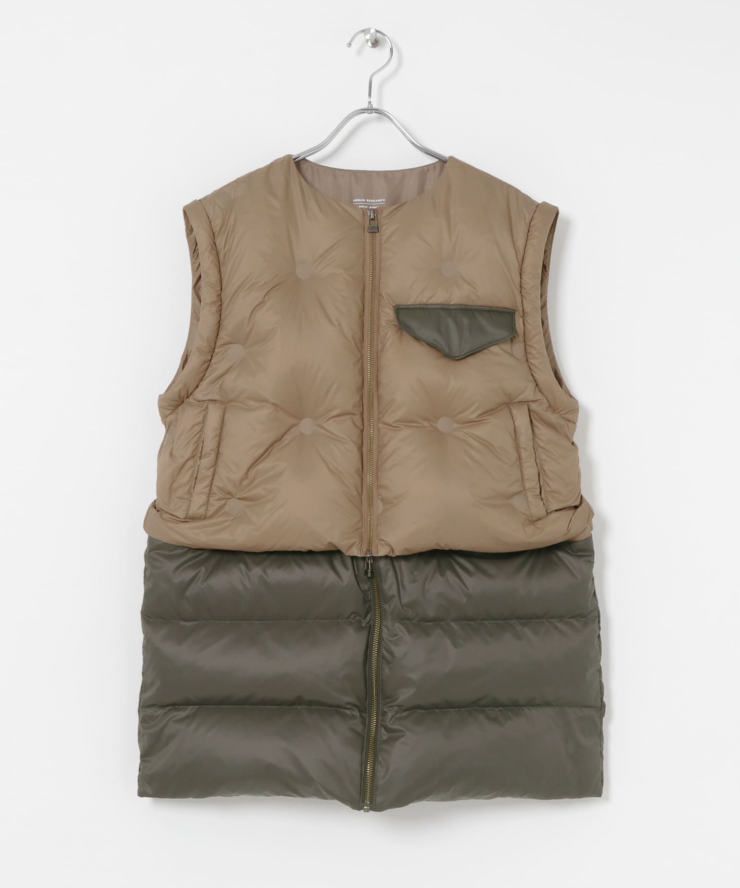 Customize GreenDown Jacket BEG x KHK one