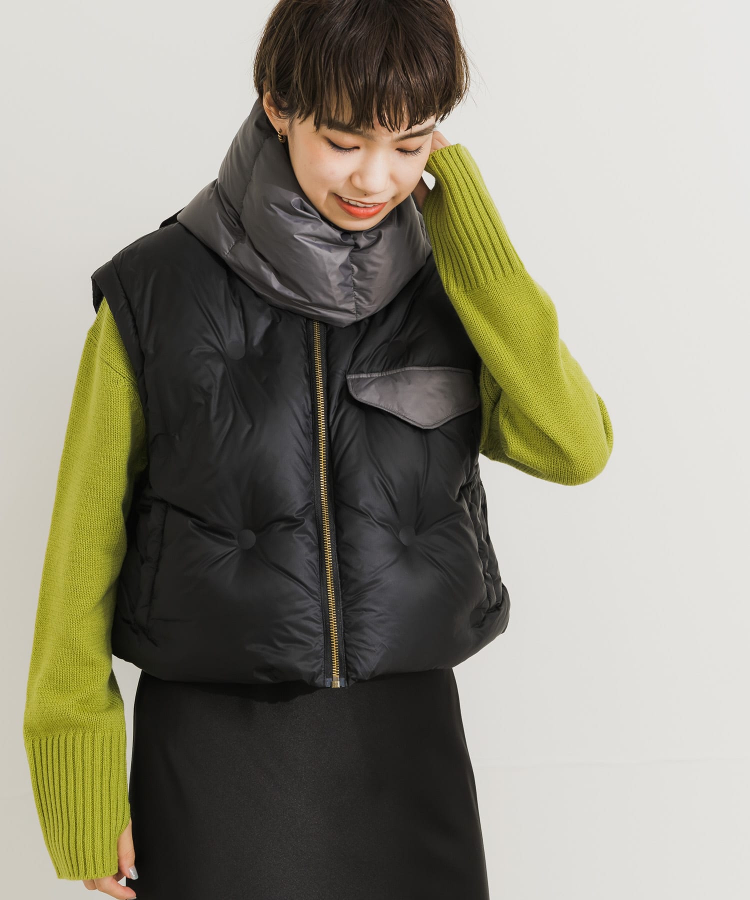 身長：161cm サイズ：one