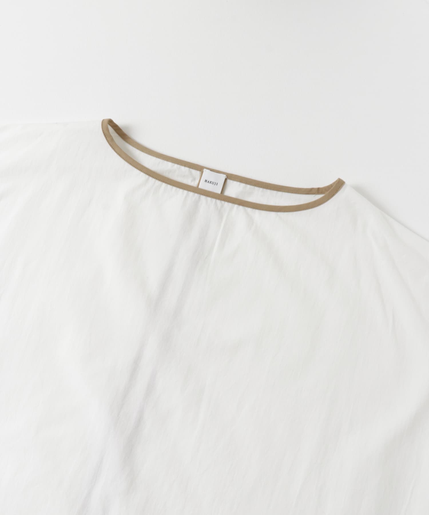 HAKUJI　Organiccotton kaftandress Ivory FREE