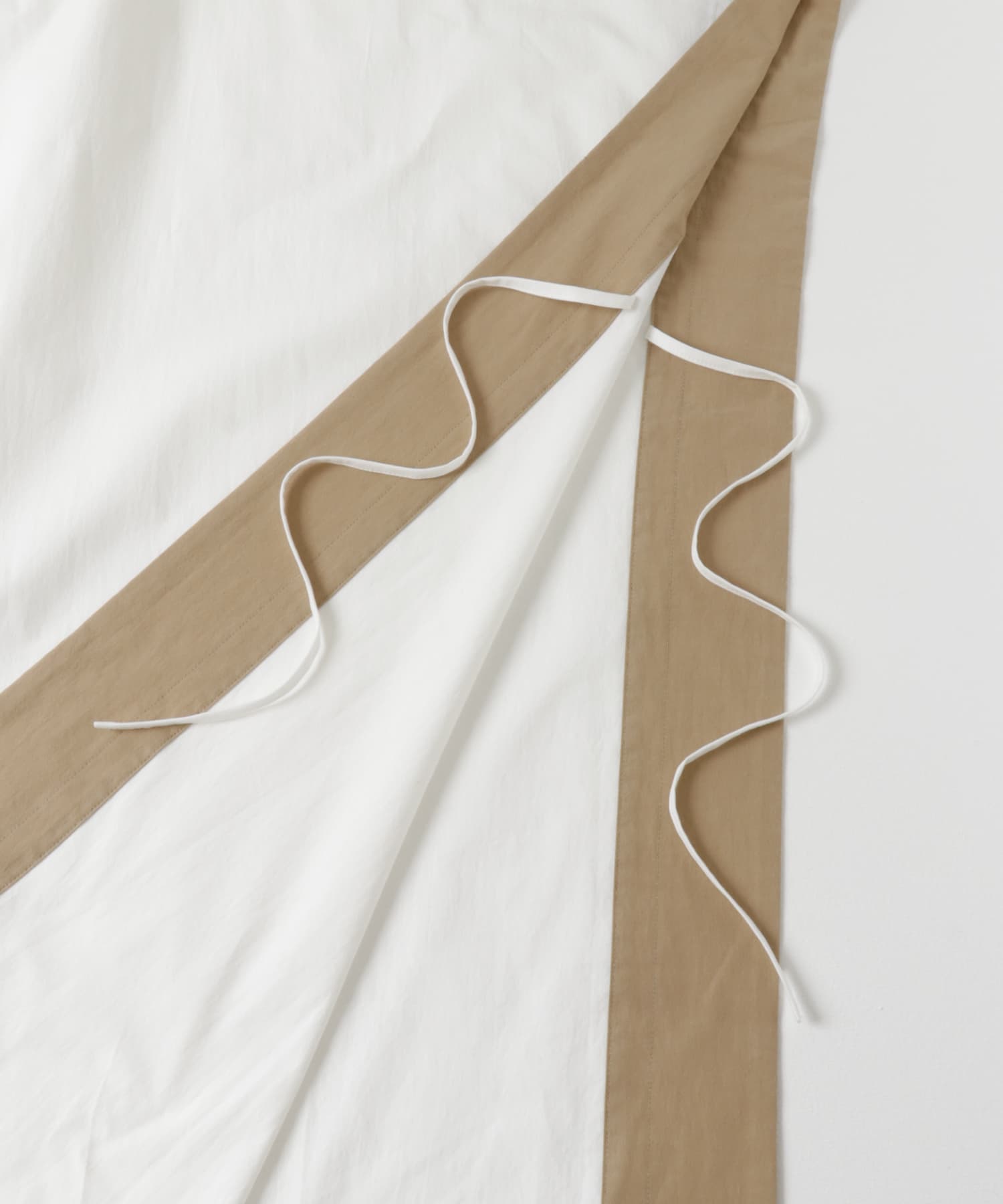 HAKUJI　Organiccotton kaftandress Ivory FREE