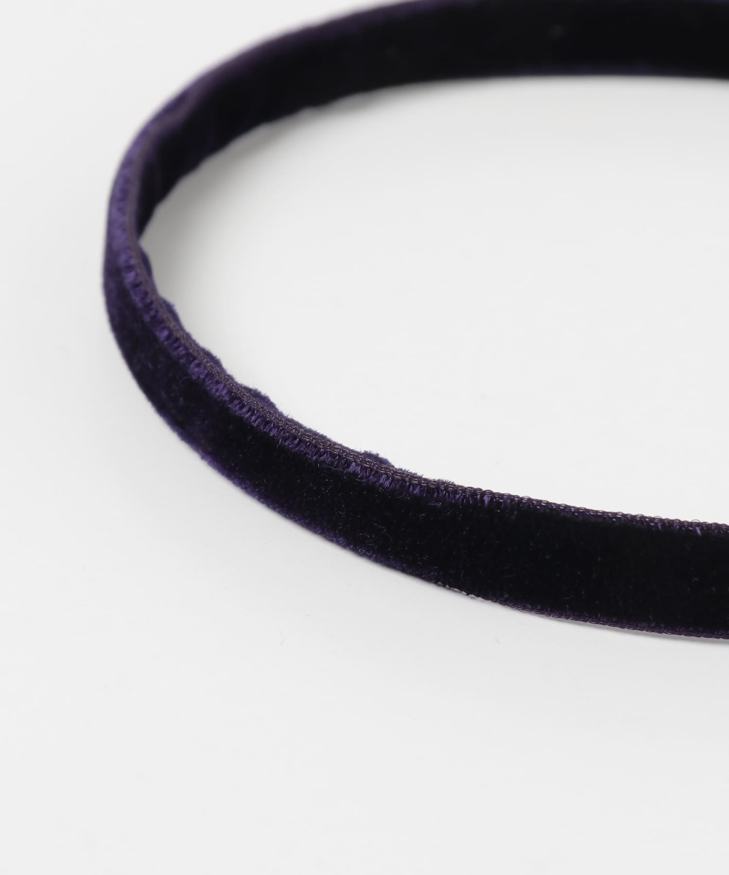 IRIS47　Velvet headband navy -