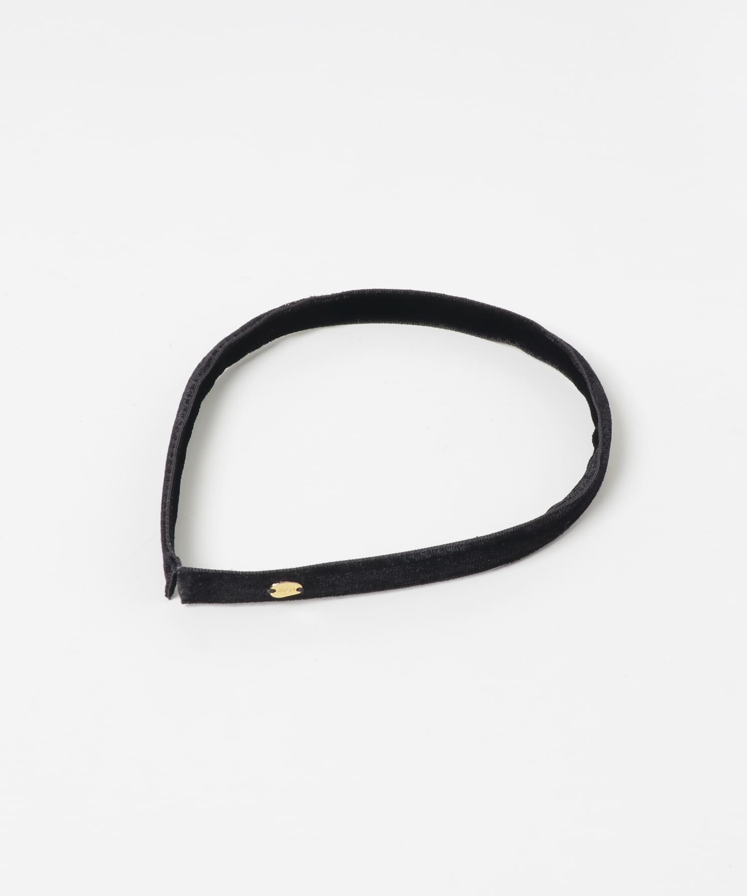 IRIS47　Velvet headband black -