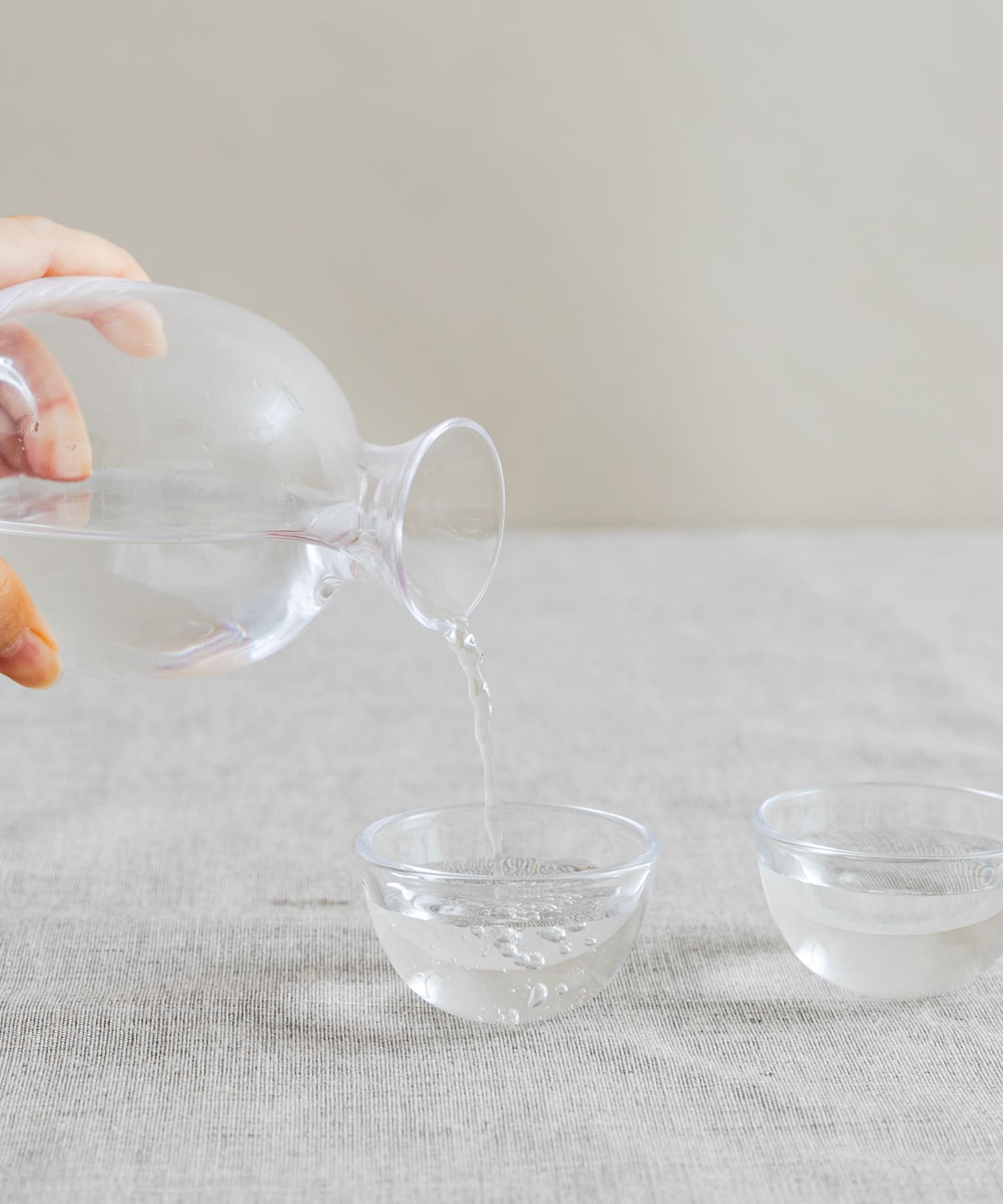 『WEB限定』廣田硝子　耐熱性　丸徳利盃セット