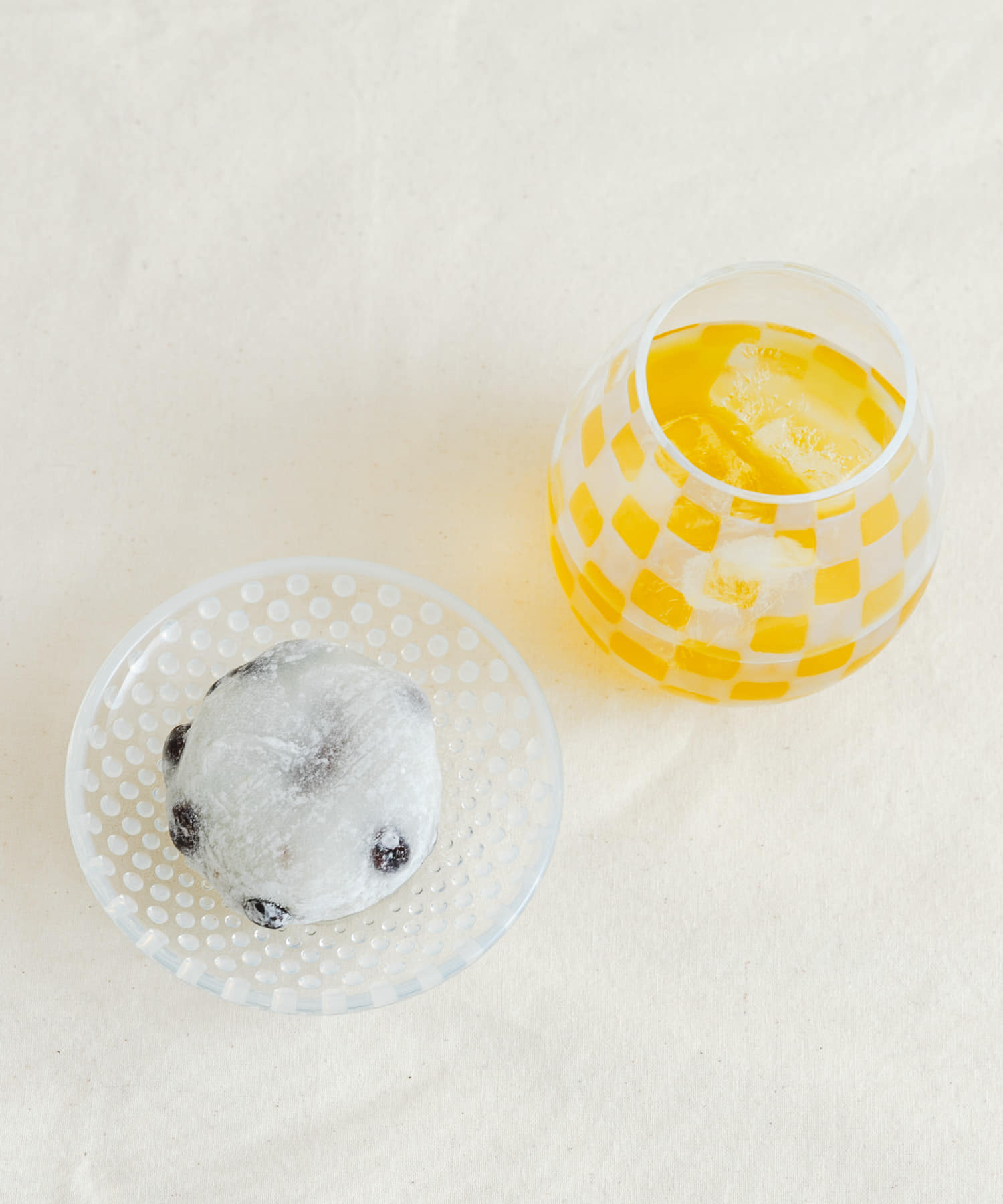 『WEB限定』廣田硝子　あられ豆皿　白色 - -