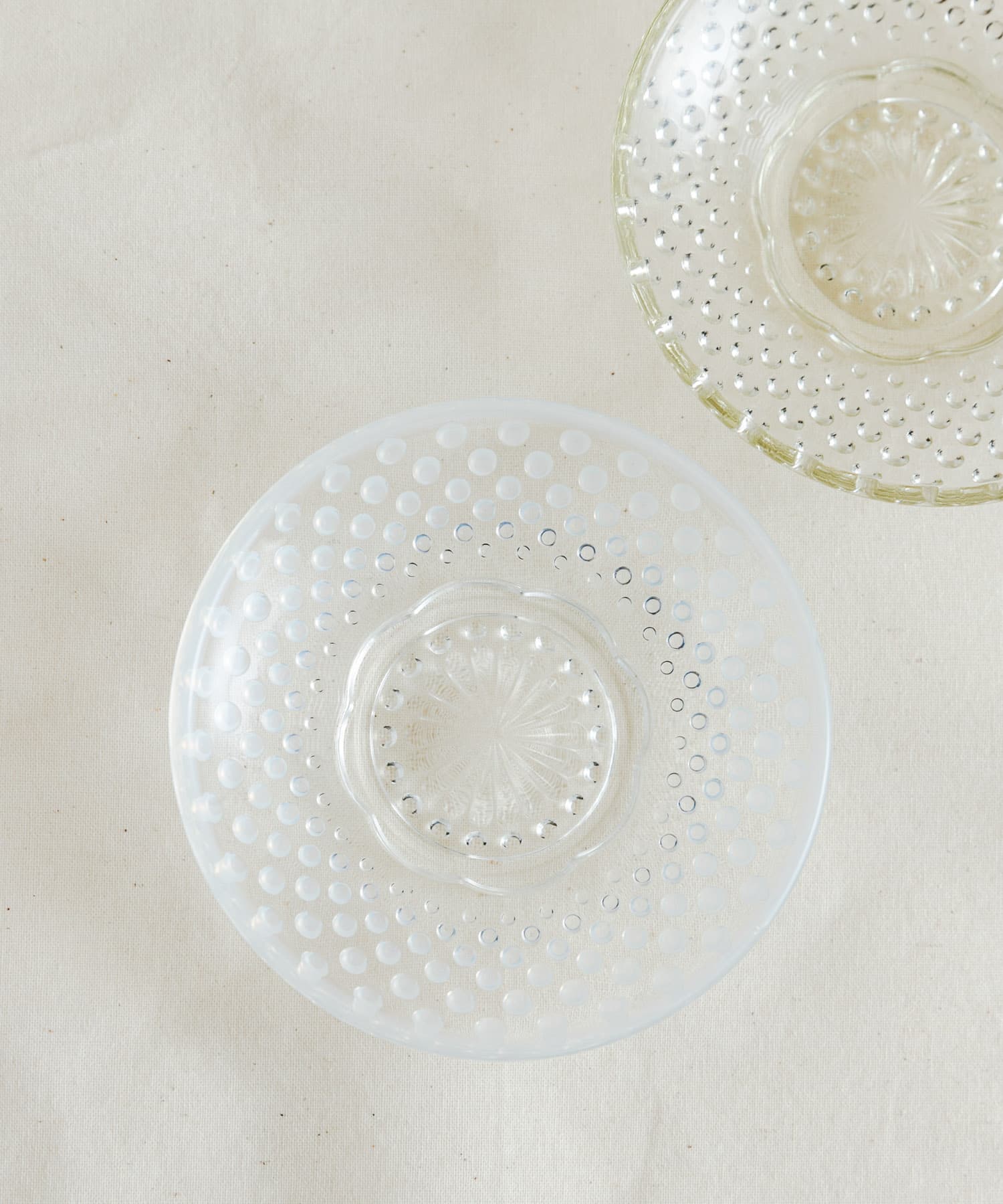 『WEB限定』廣田硝子　あられ豆皿　白色 - -