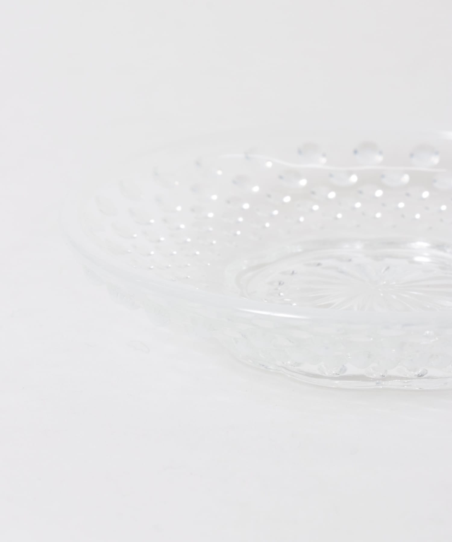 『WEB限定』廣田硝子　あられ豆皿　白色 - -