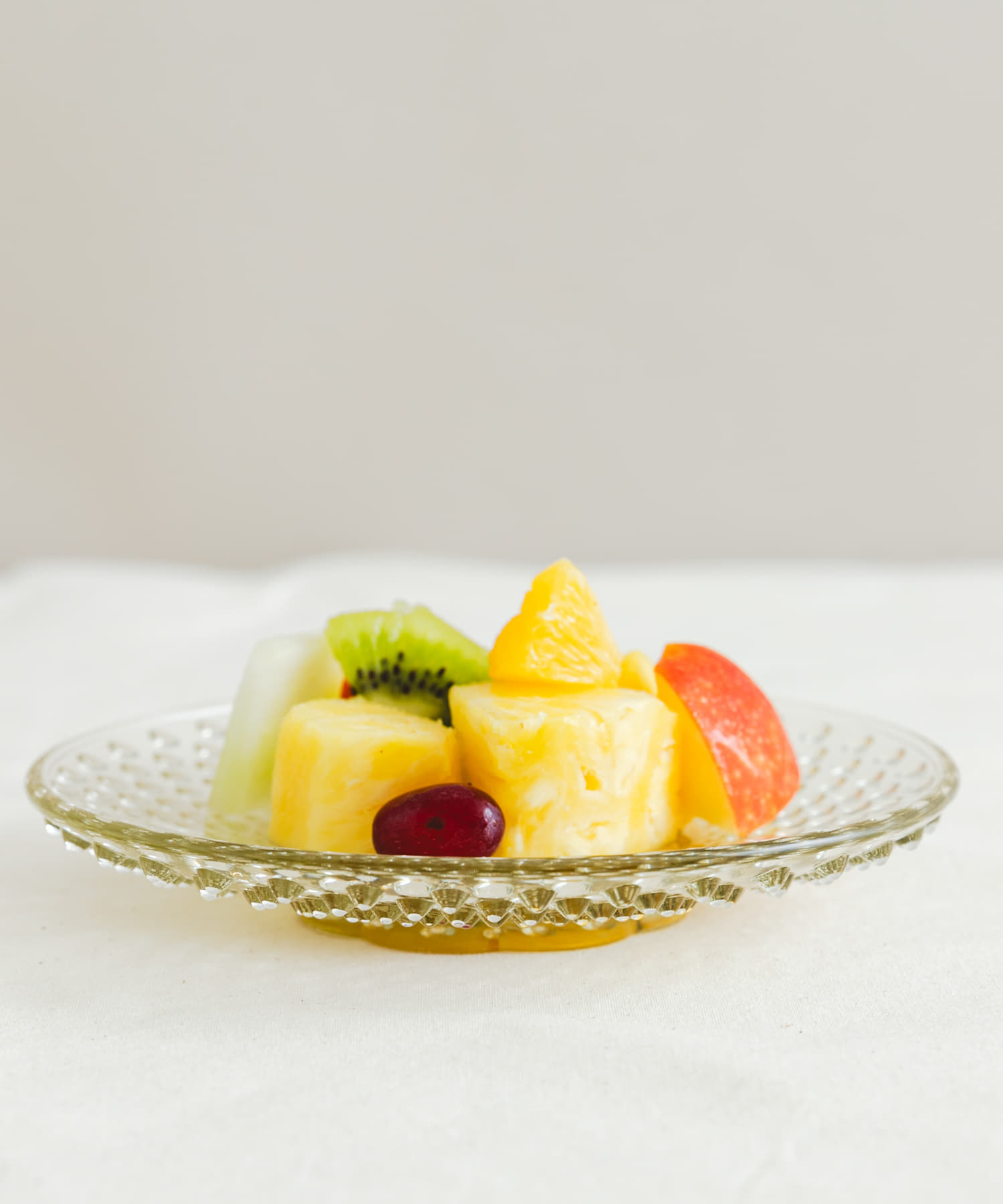 『WEB限定』廣田硝子　あられ小皿　アンバー