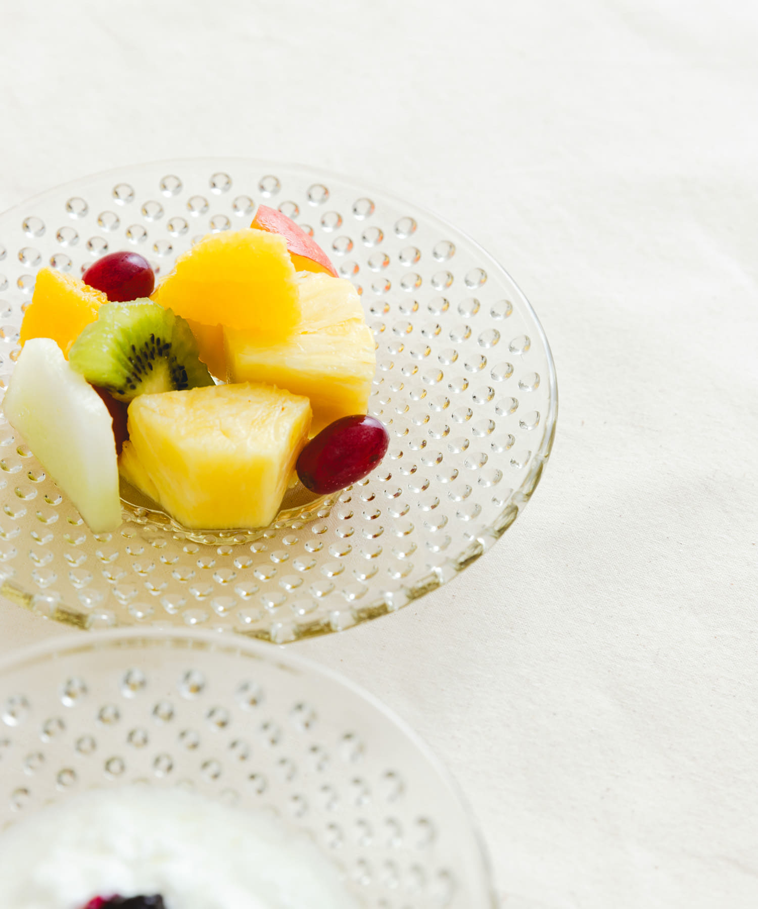 『WEB限定』廣田硝子　あられ小皿　アンバー - -