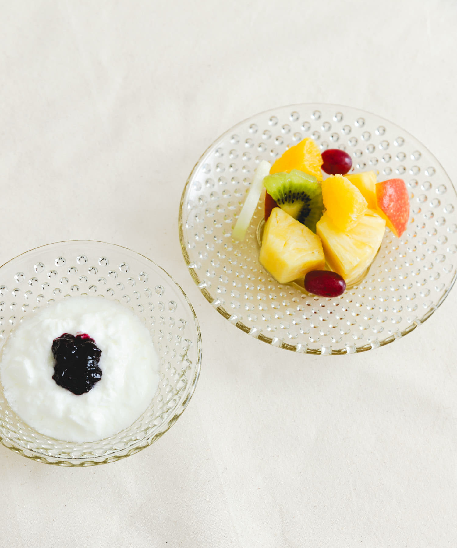 『WEB限定』廣田硝子　あられ小皿　アンバー - -