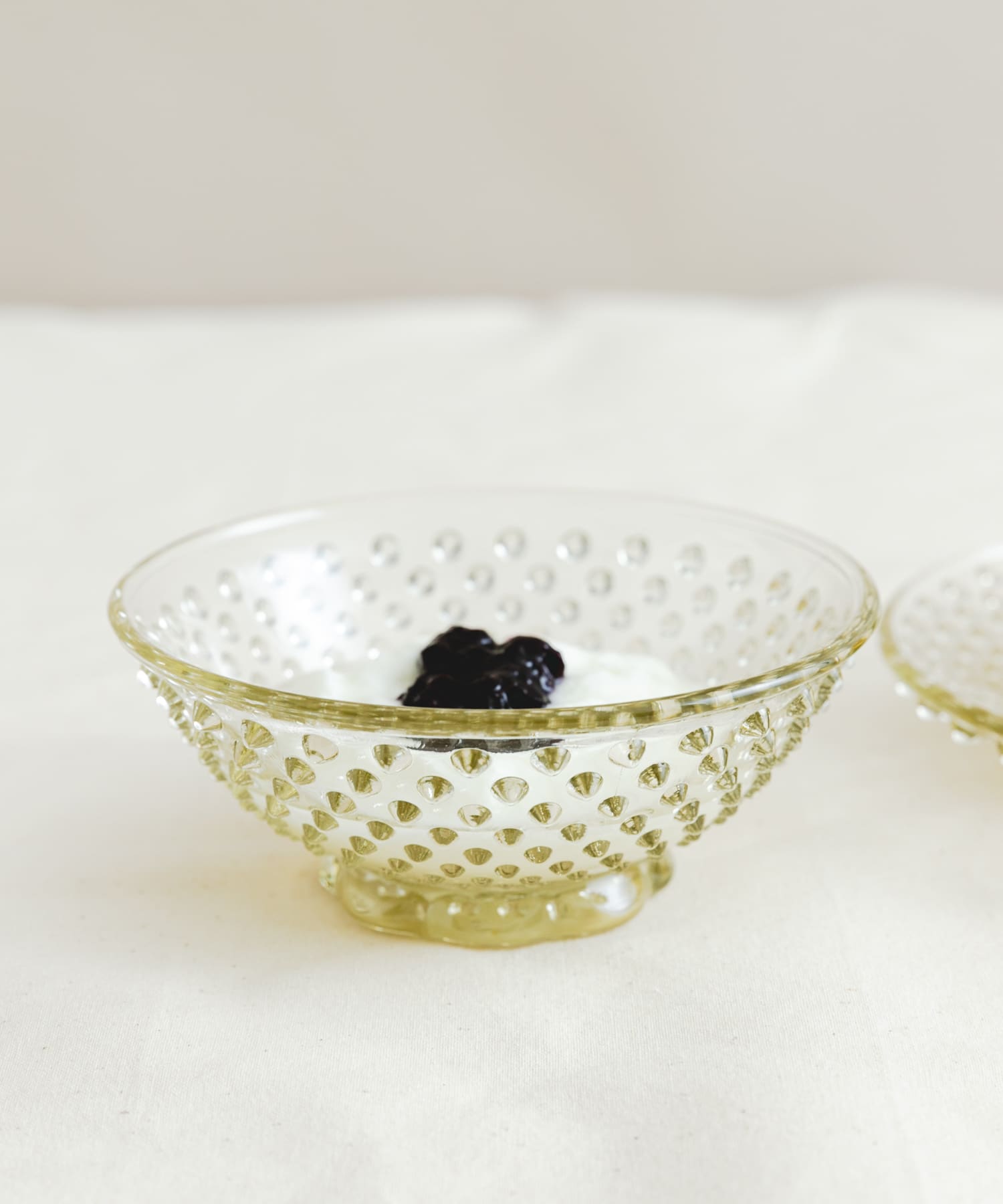 『WEB限定』廣田硝子　あられ小鉢　アンバー