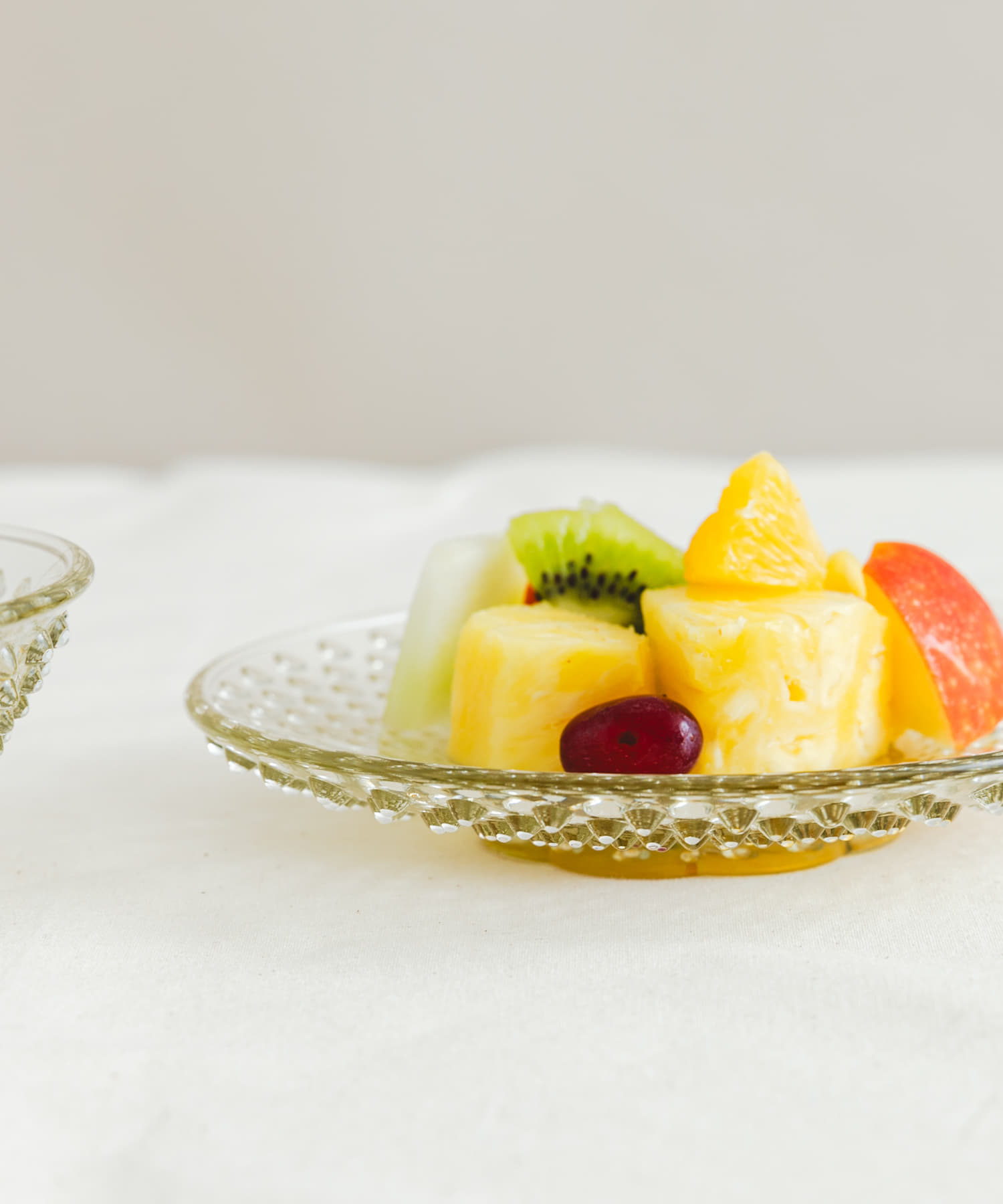 廣田硝子　あられ小皿・小鉢　アンバー - 0