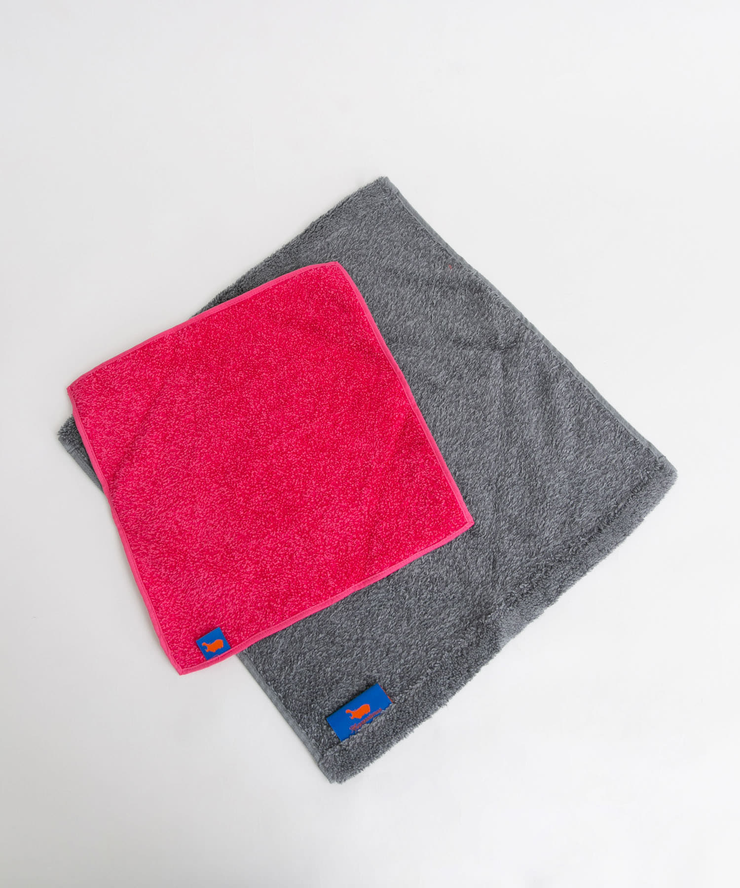 Hipopotamus　ウォッシュタオル+チーフタオル GRAY×ROSE 0