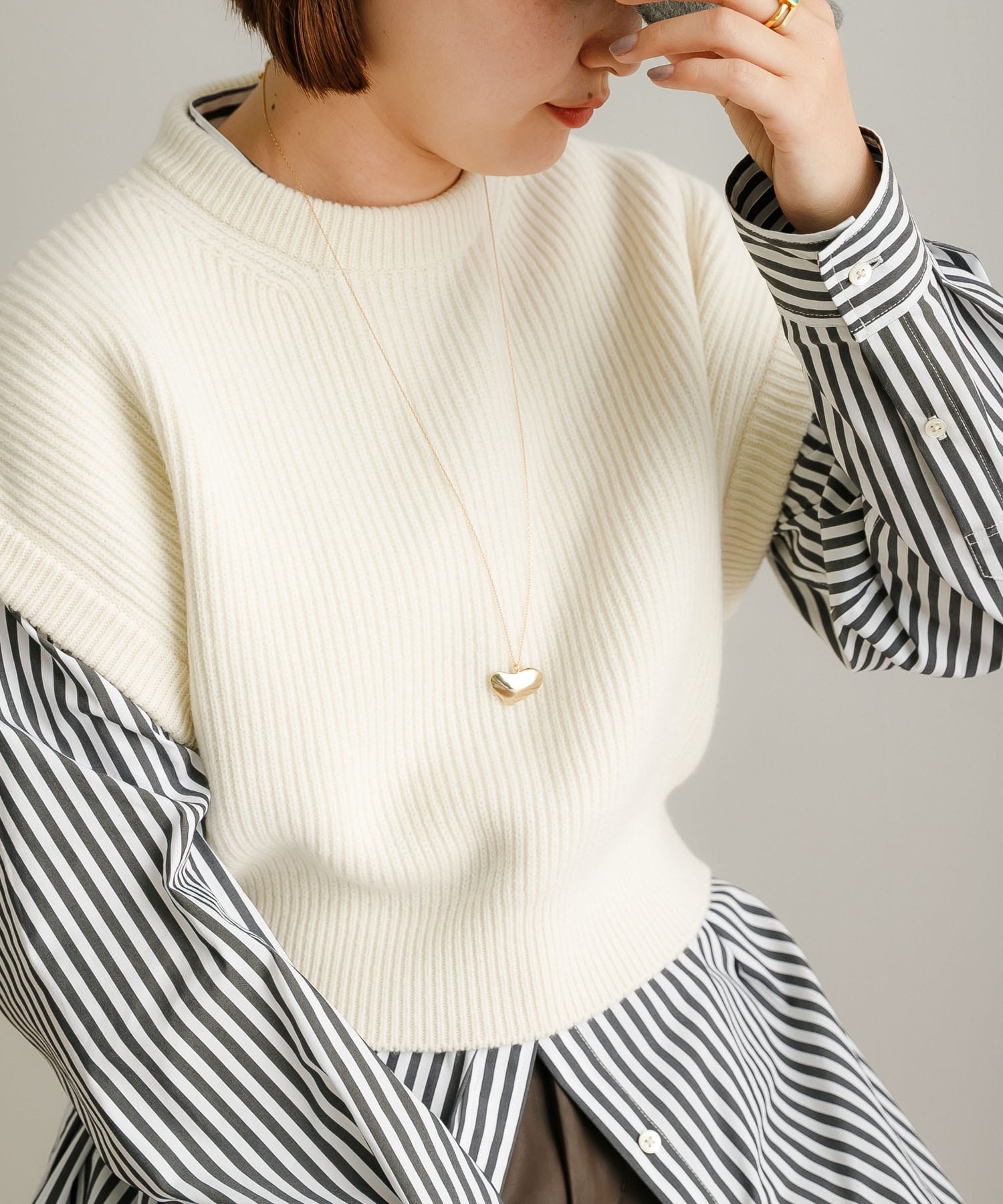 『別注』IRIS47×URBAN RESEARCH　スライドネックレス gold -