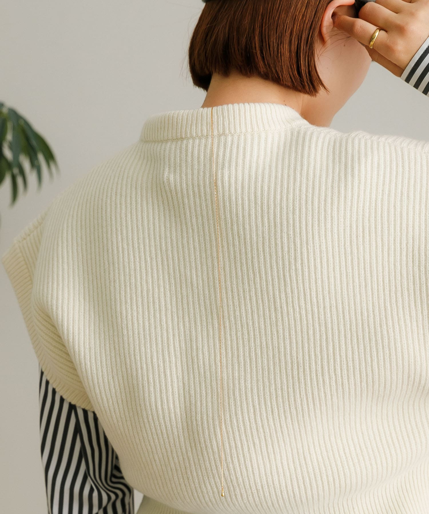『別注』IRIS47×URBAN RESEARCH　スライドネックレス gold -