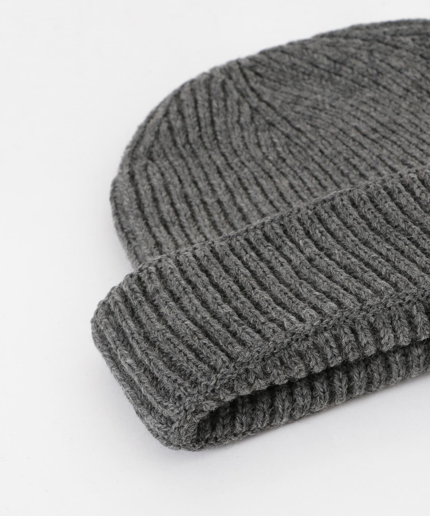 OLDDERBY KNITWEAR　Merino Wool Cap GREY -