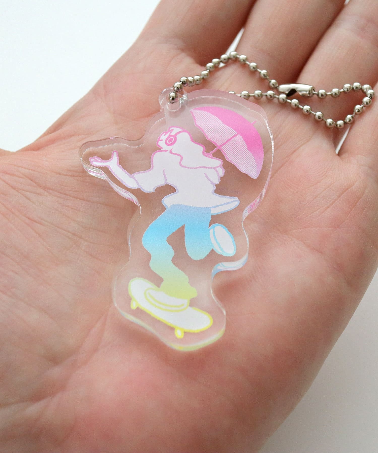 Norikazu Hatta　スケボー アクリルキーホルダー - 0