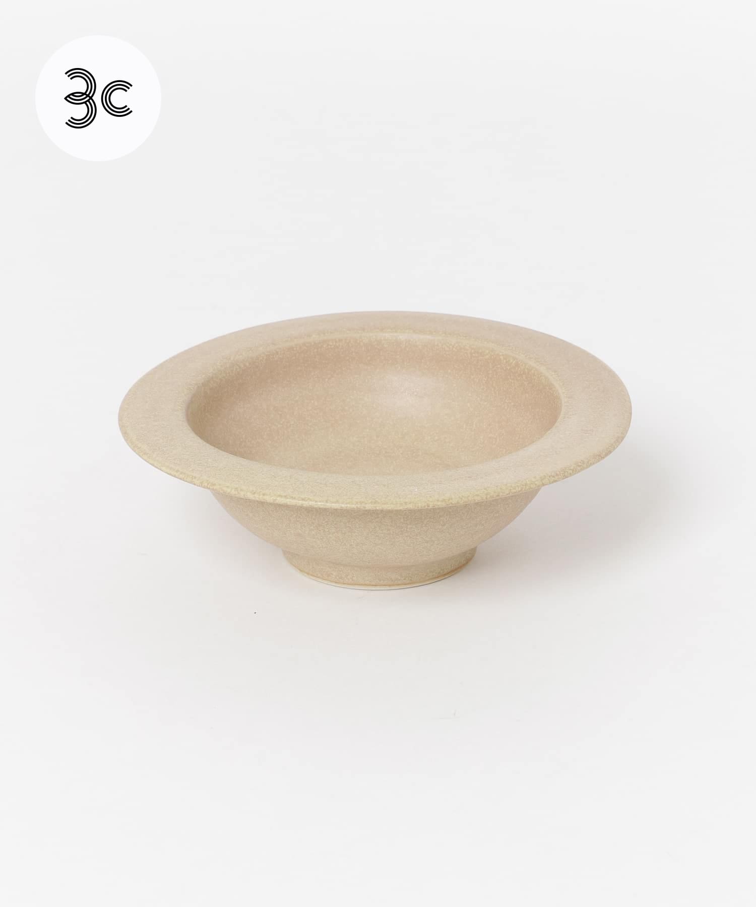 独歩炎×能登デザイン室　四寸鉢 能登ノ砂浜 S