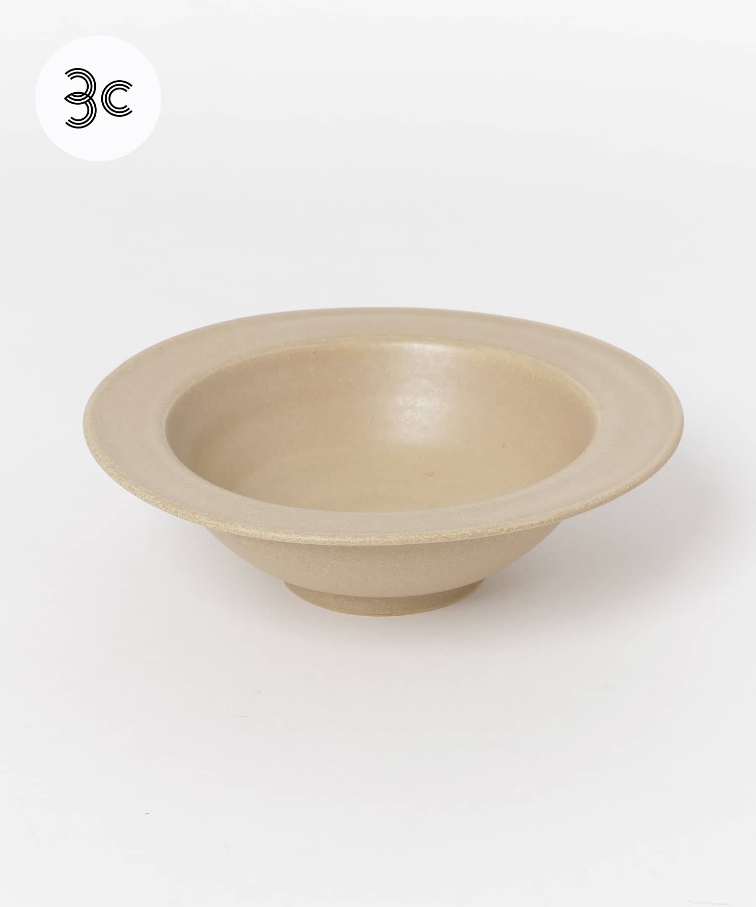 独歩炎×能登デザイン室　六寸鉢 能登ノ砂浜 M