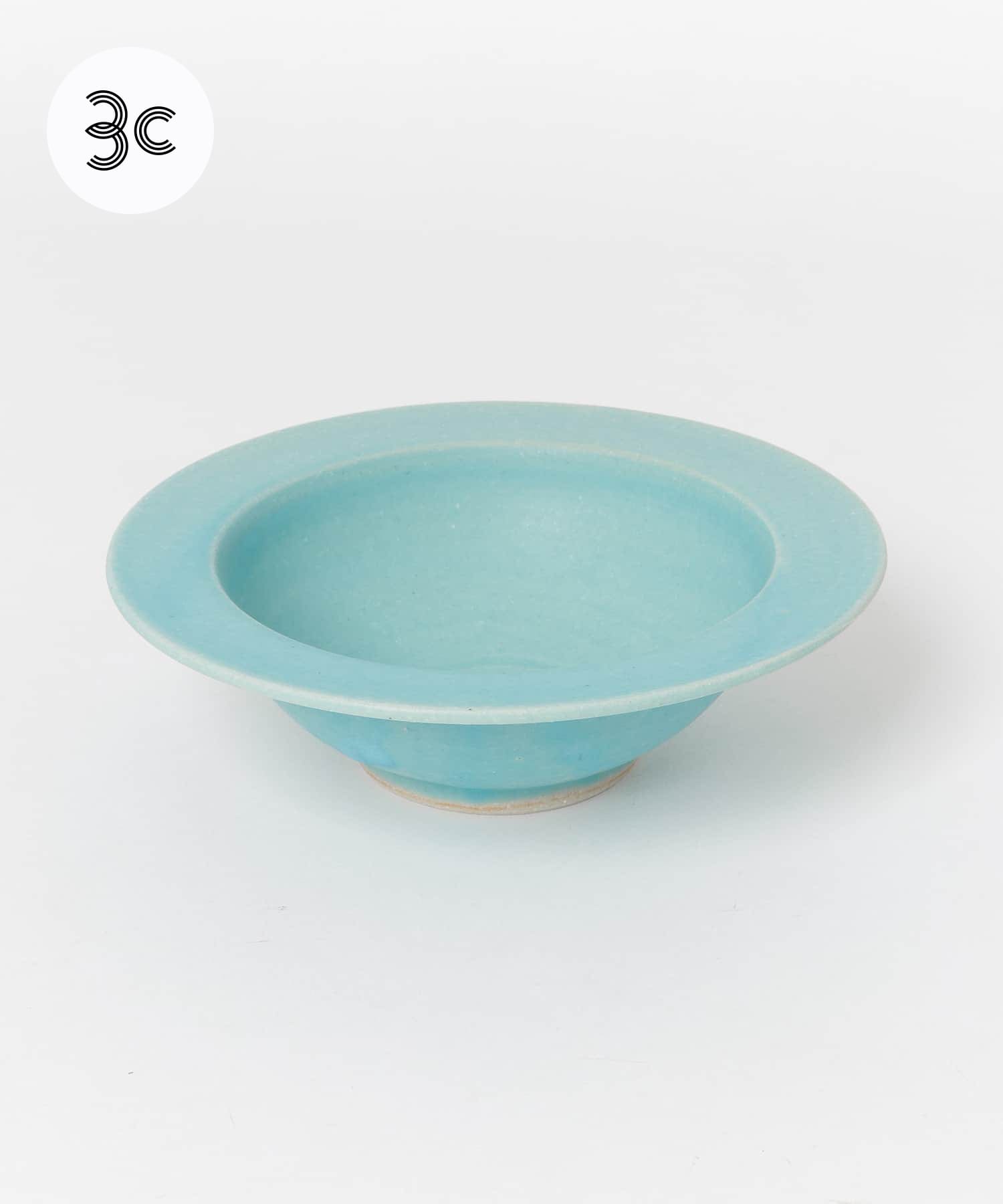 独歩炎×能登デザイン室　六寸鉢 能登ノ海 M