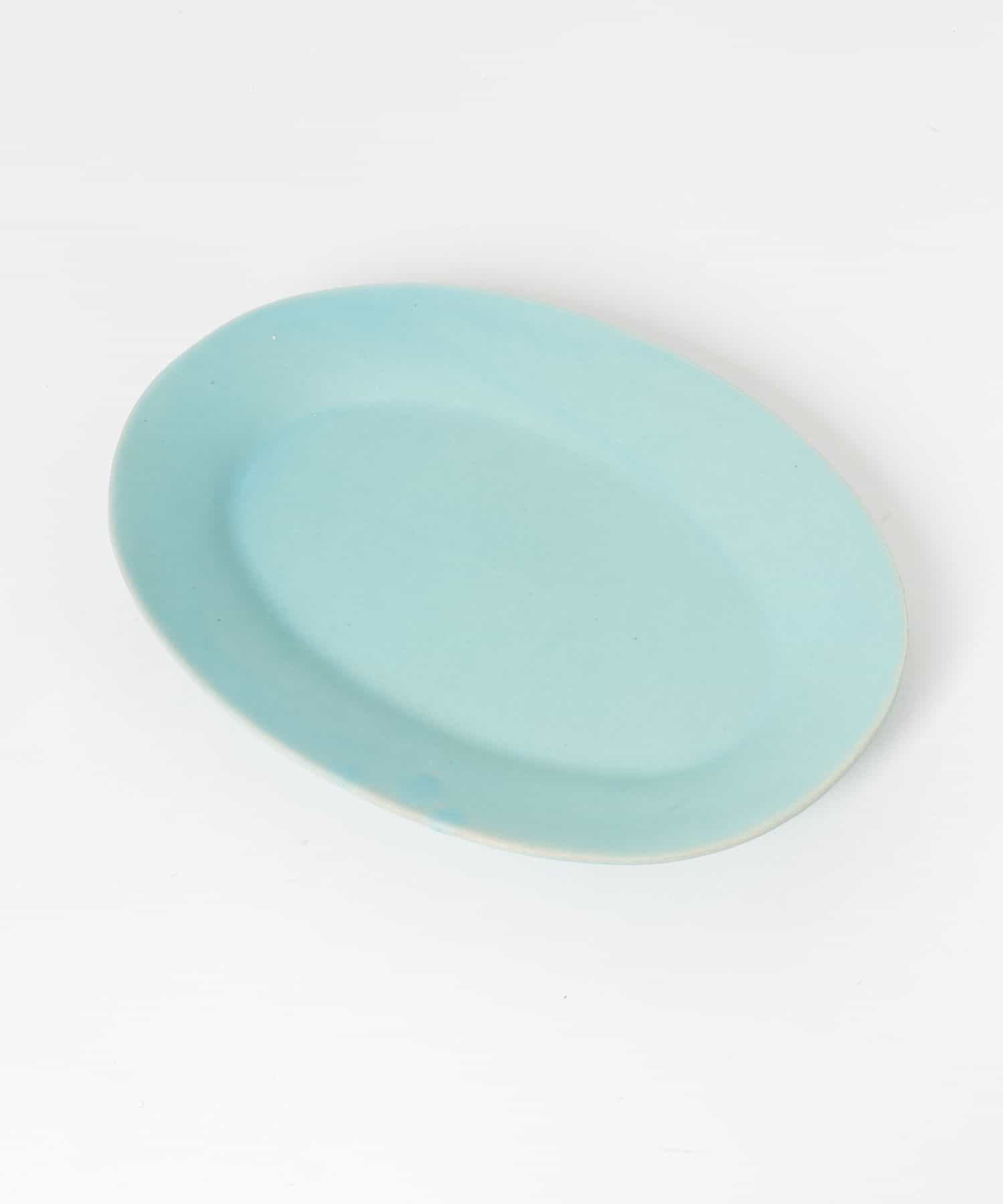 独歩炎×能登デザイン室　オーバルプレート 能登ノ海 L