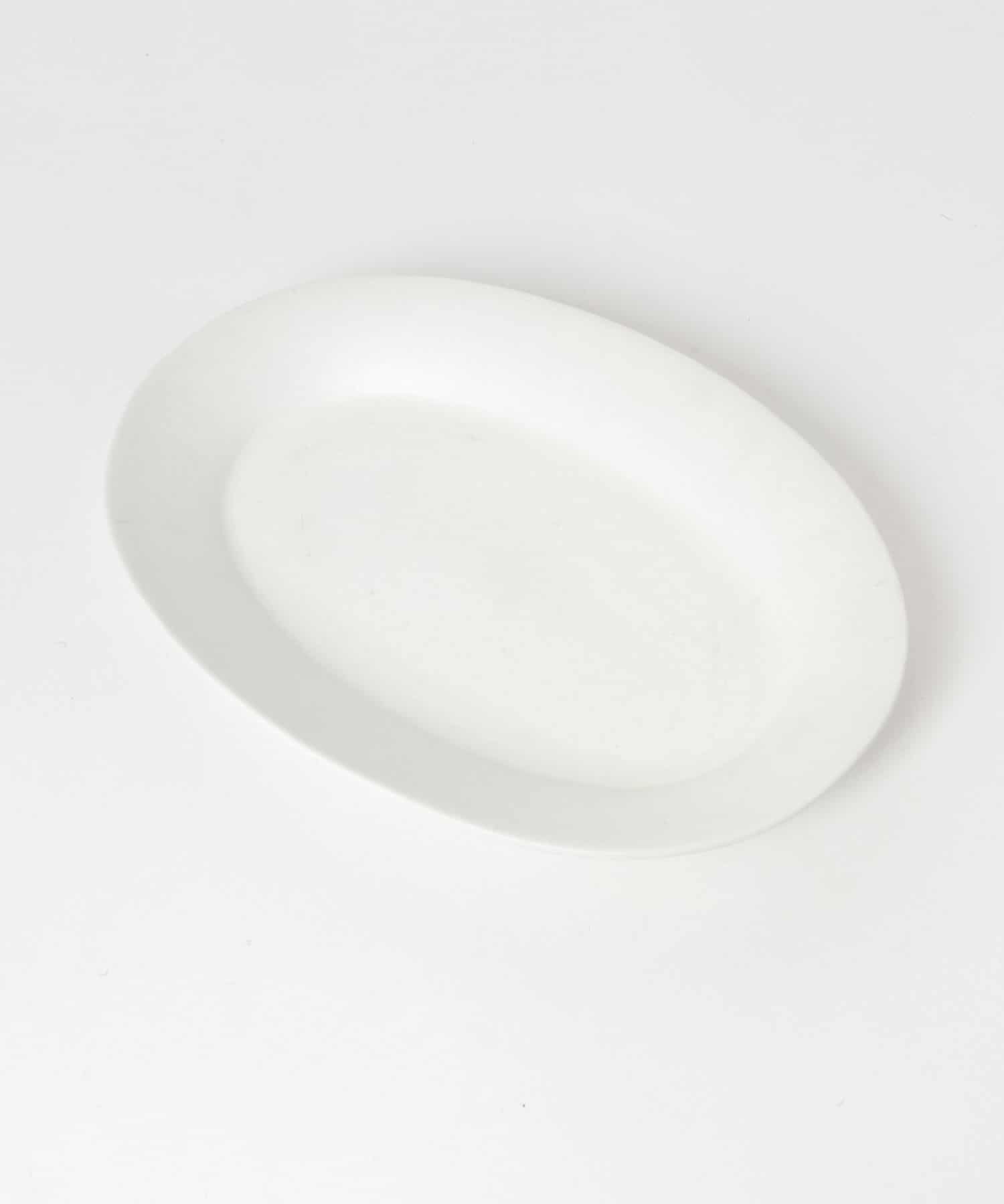 独歩炎×能登デザイン室　オーバルプレート 波ノ花 L