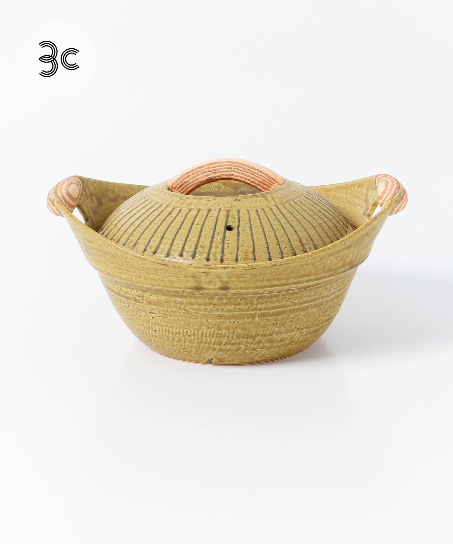 独歩炎　土鍋イラボ釉8合