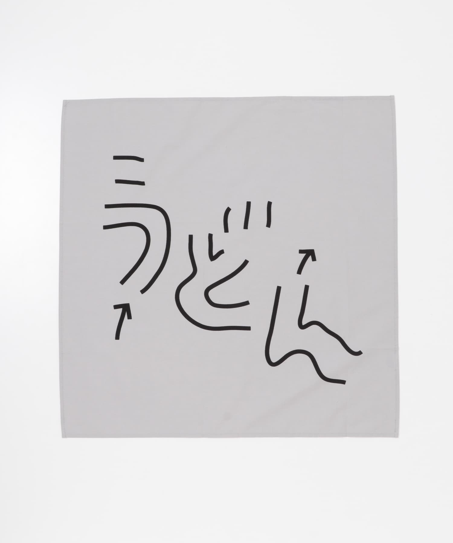 Masanao Hirayama　うどん迷路 バンダナ GRAY -