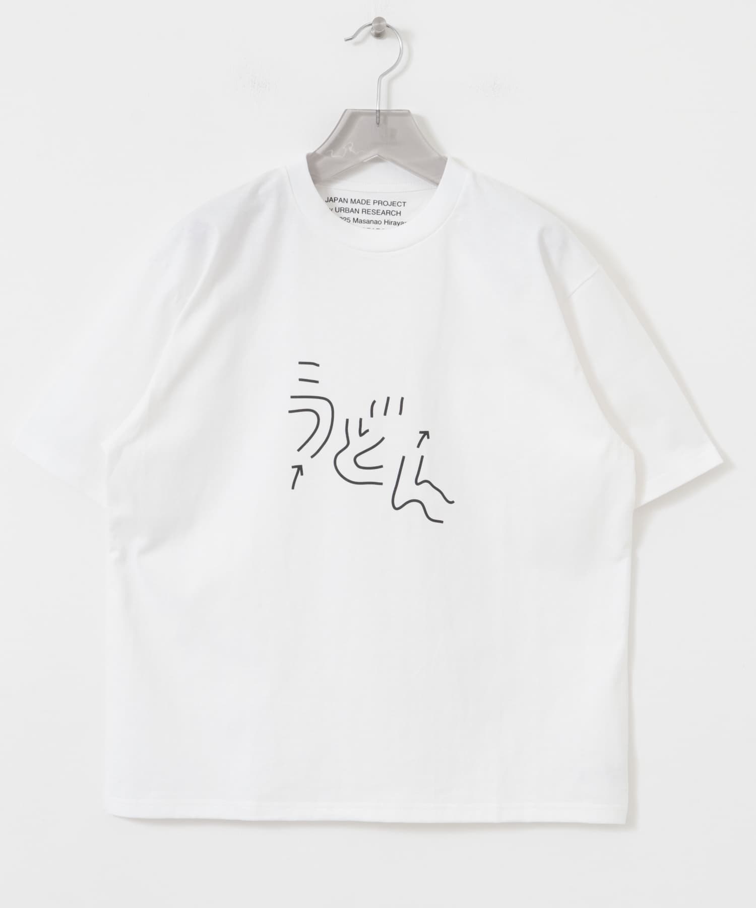 Masanao Hirayama　うどん迷路 Tシャツ WHITE M