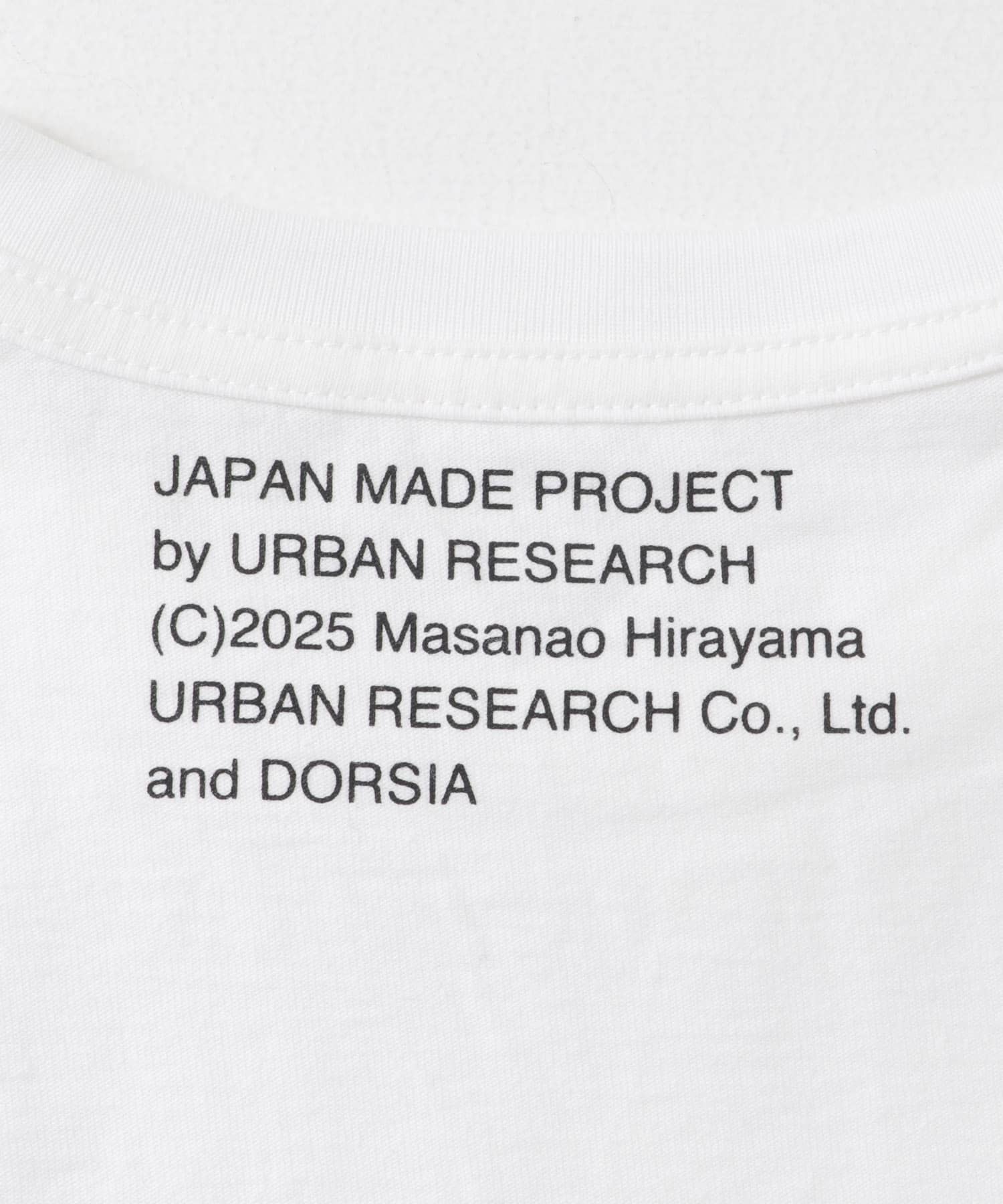 Masanao Hirayama　うどん迷路 Tシャツ WHITE one