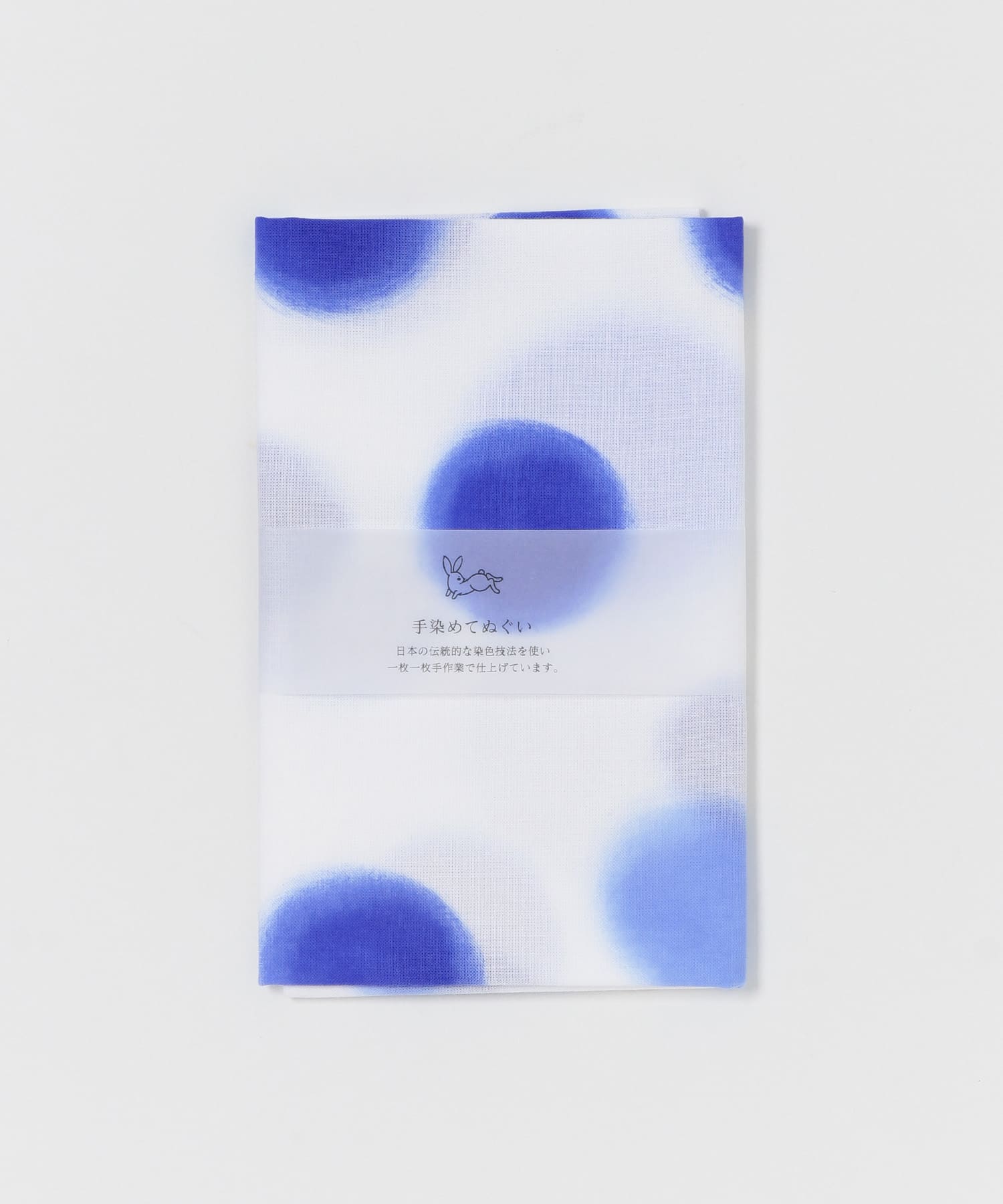 はるかぜ染色工房　手ぬぐい 水玉