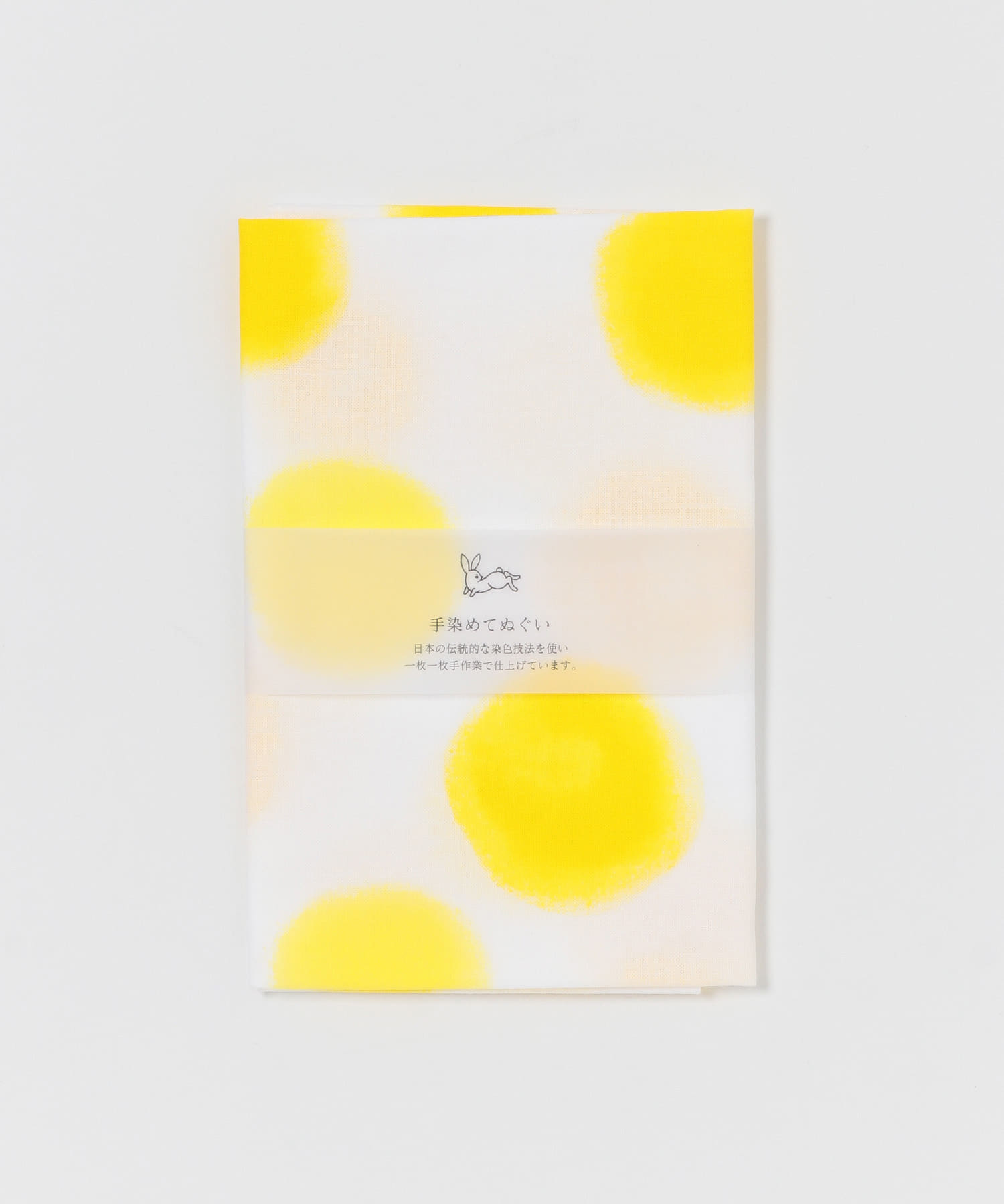 はるかぜ染色工房　手ぬぐい 水玉